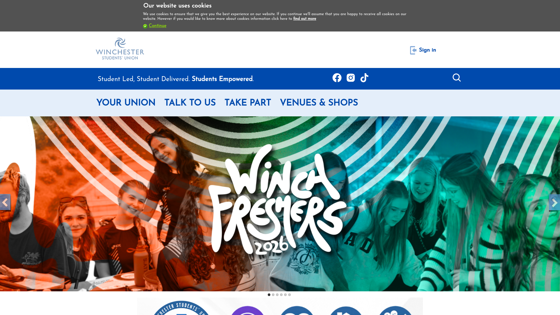 Website screenshot