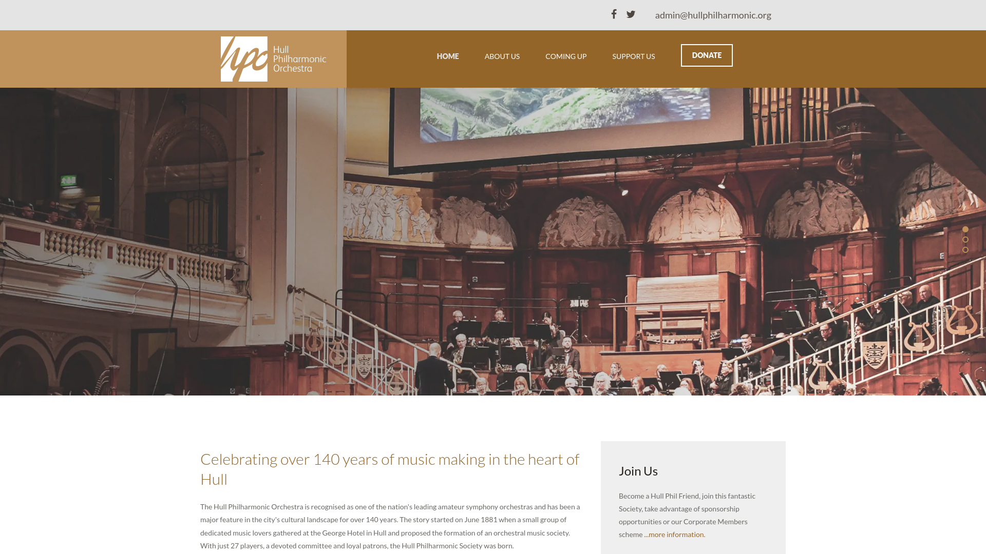 Website screenshot