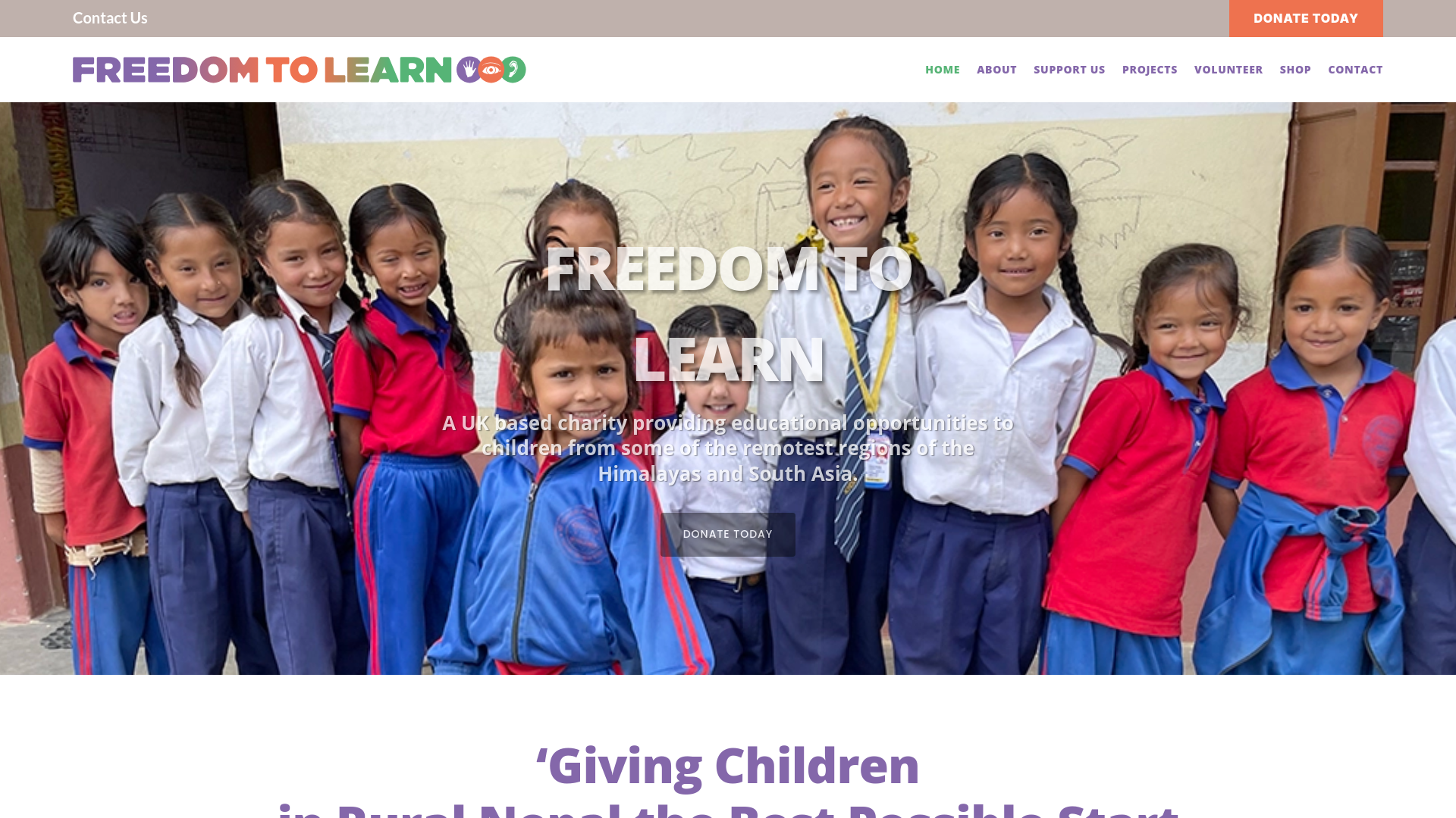 Website screenshot