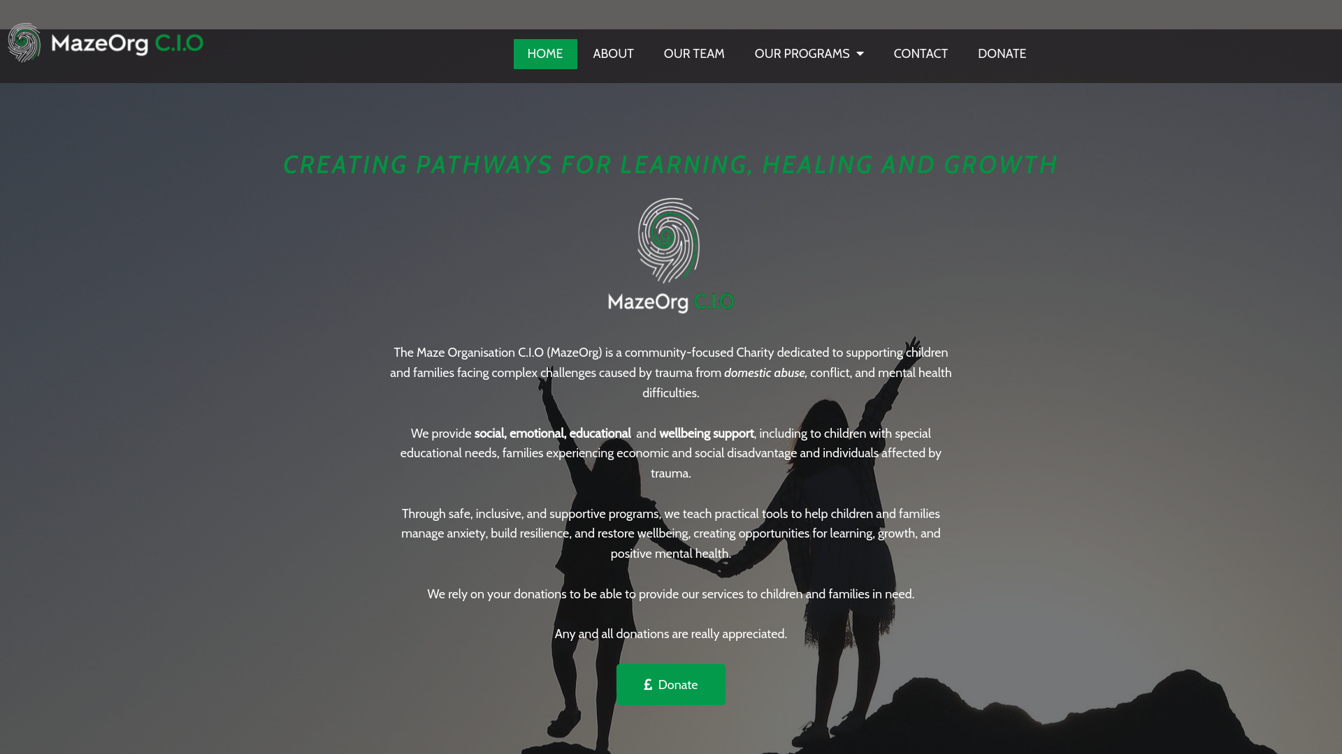 Website screenshot