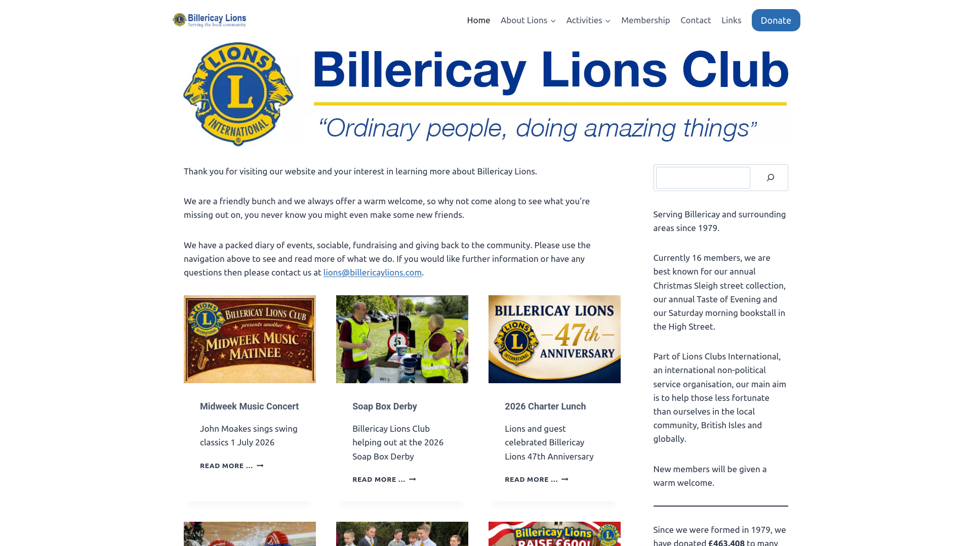 Website screenshot