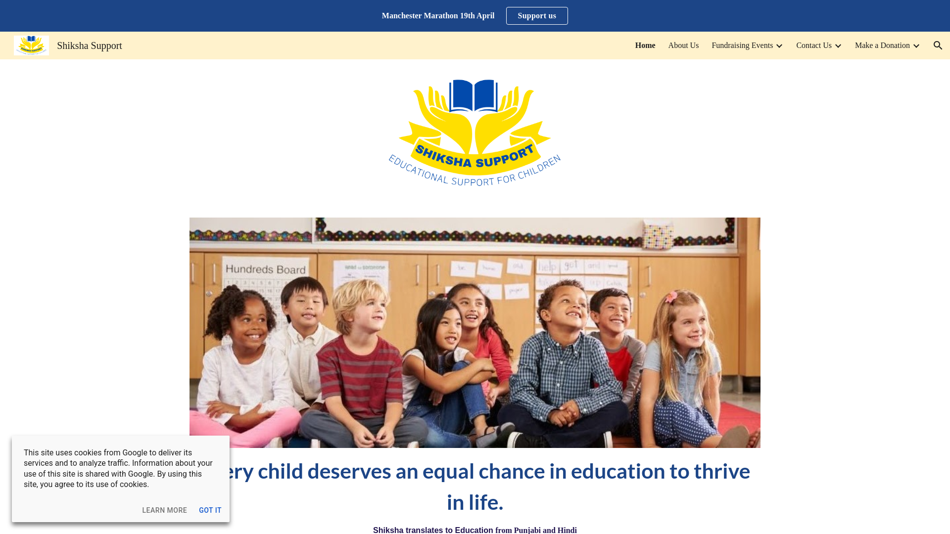 Website screenshot