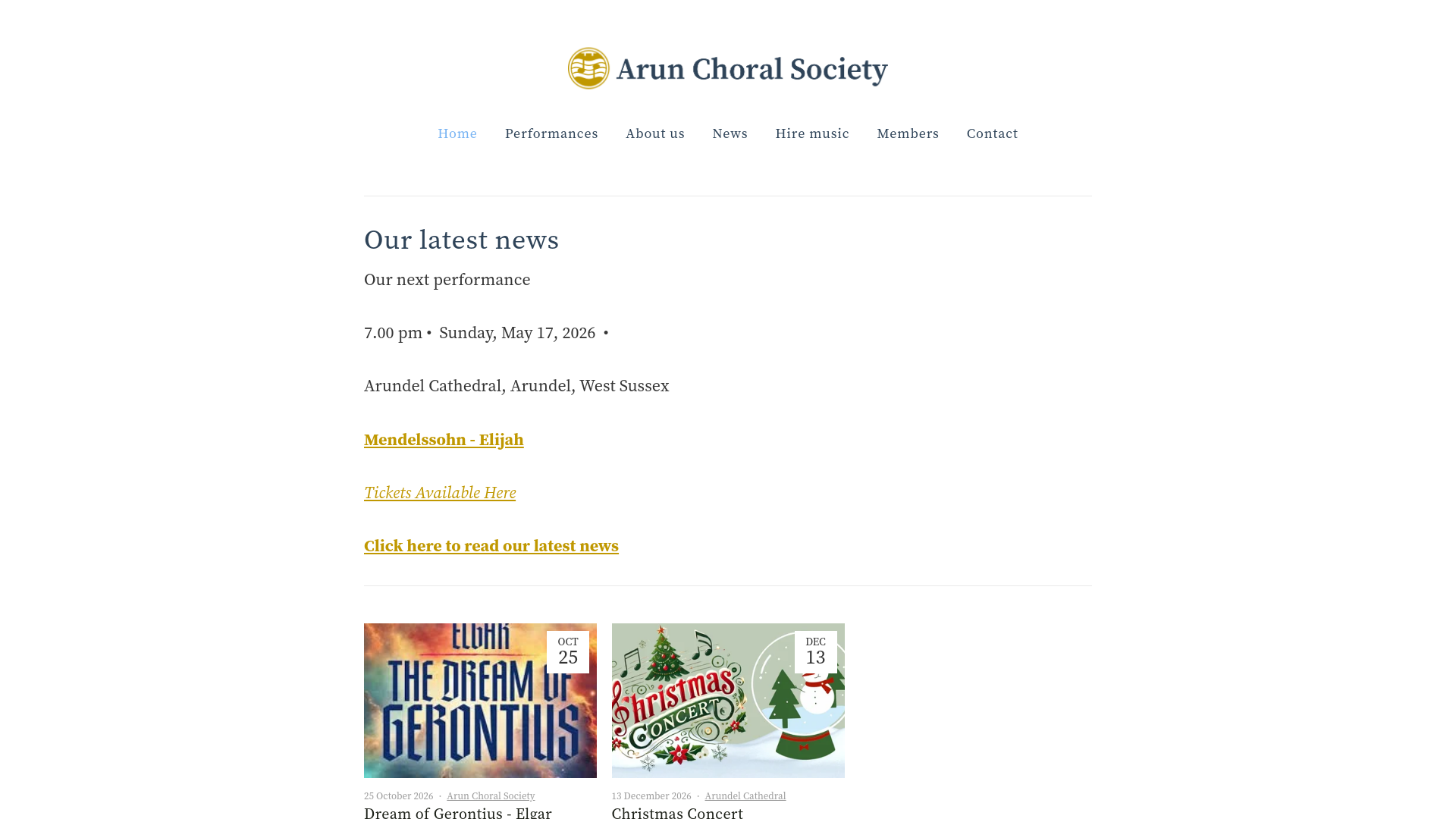 Website screenshot
