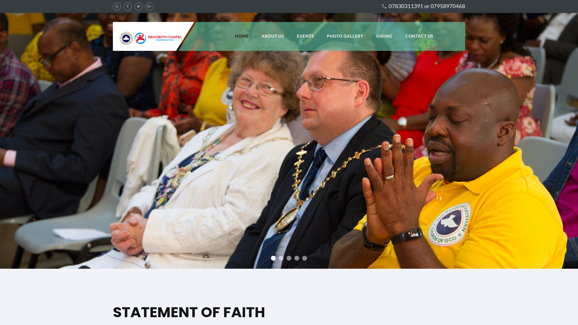 Website screenshot