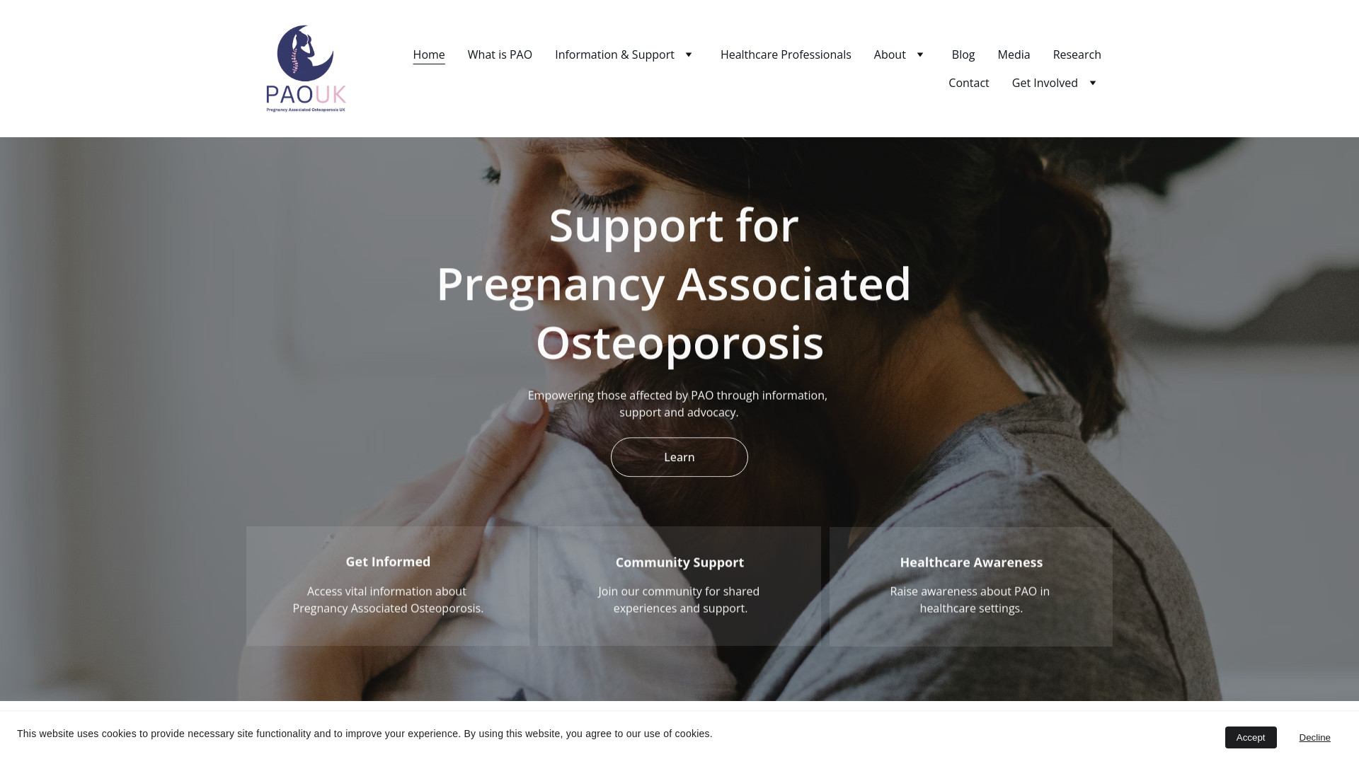 Website screenshot