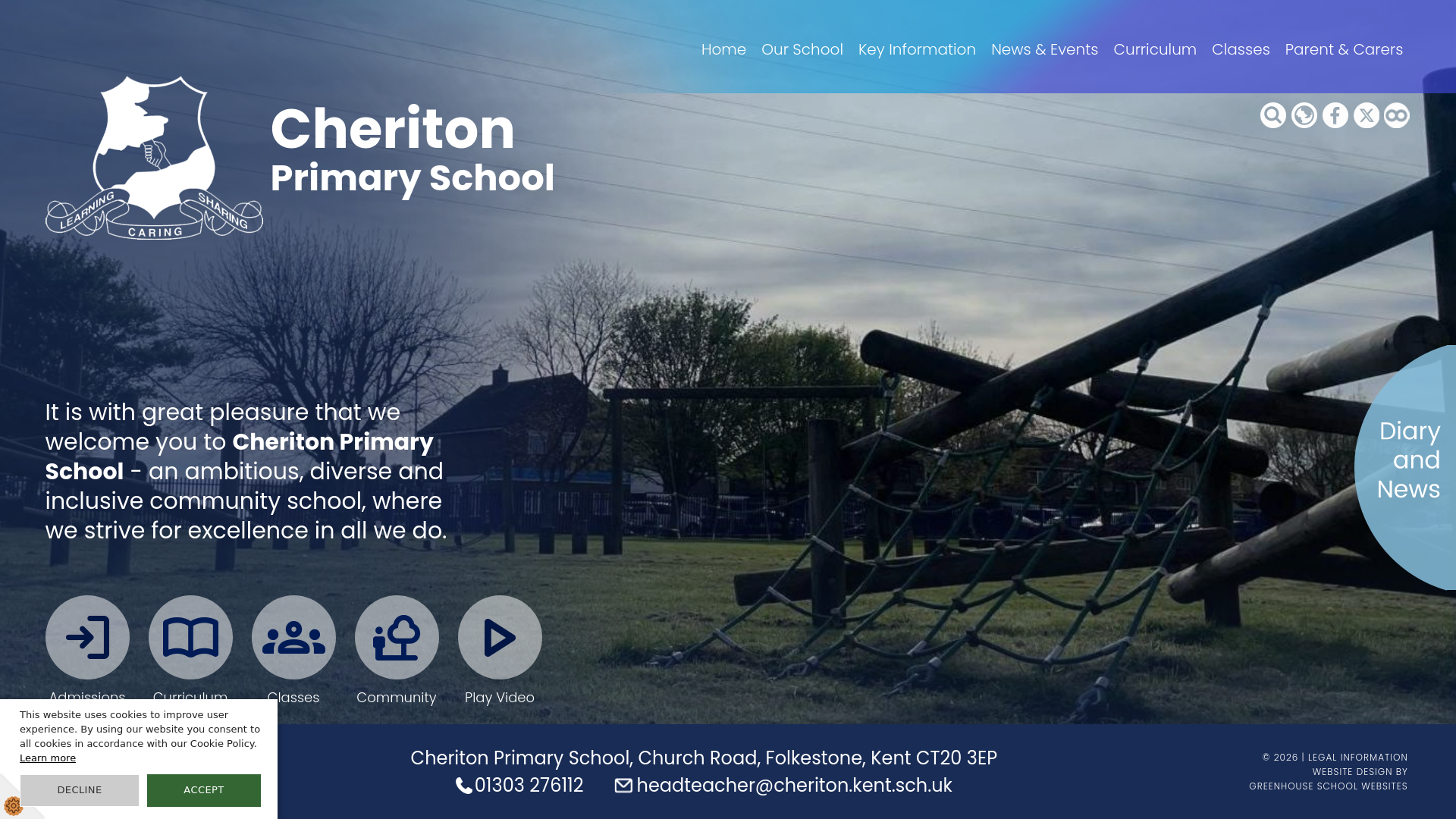 Website screenshot