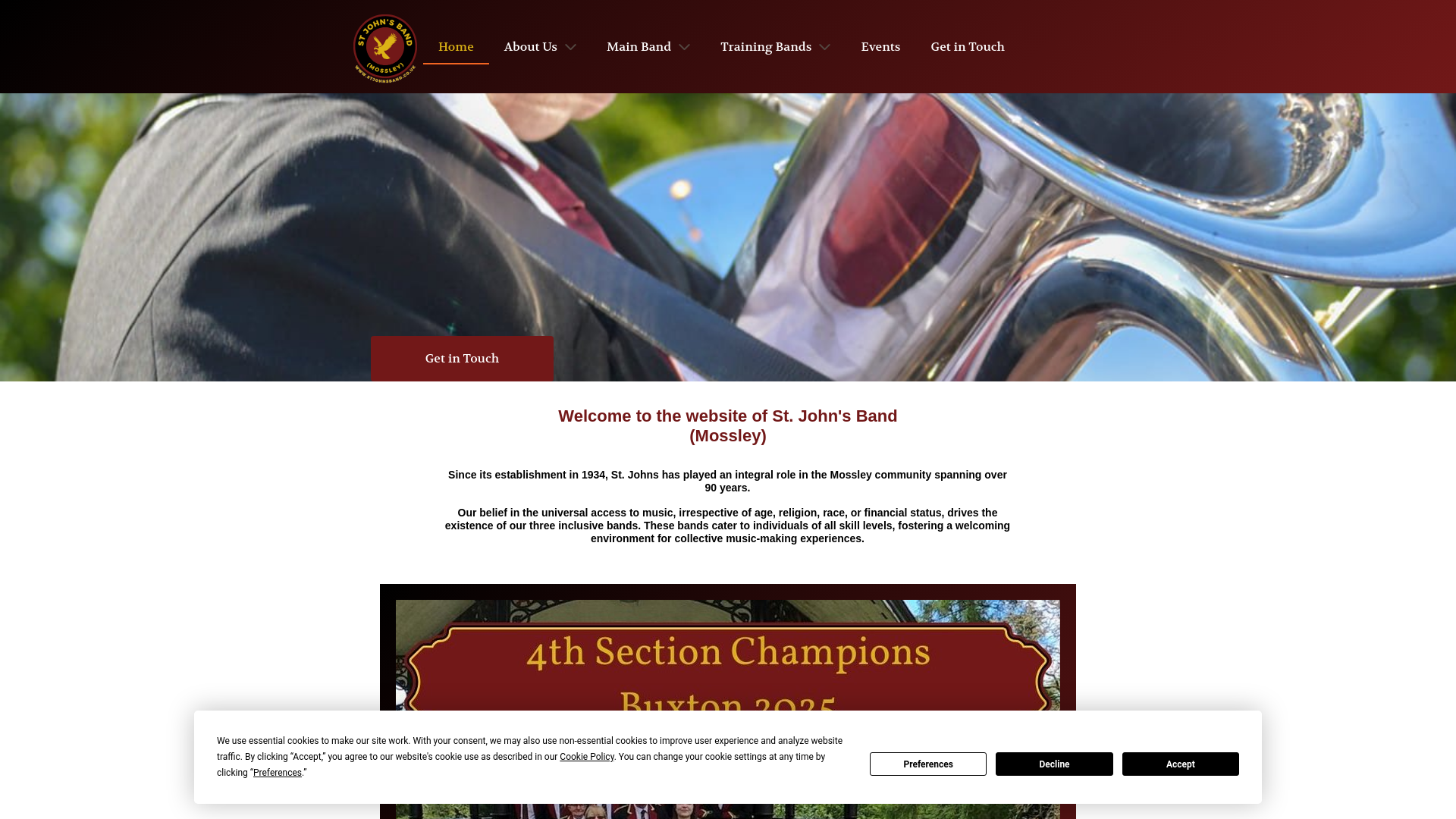 Website screenshot