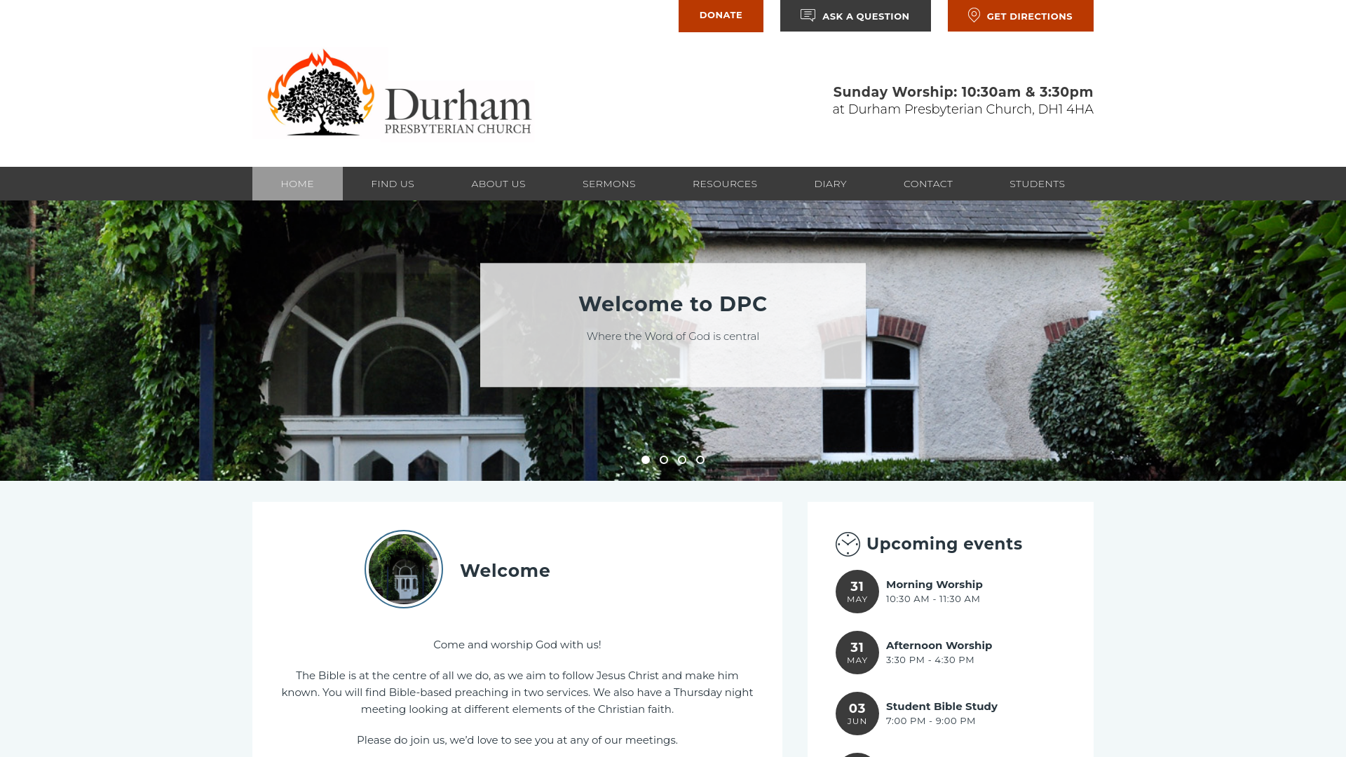 Website screenshot