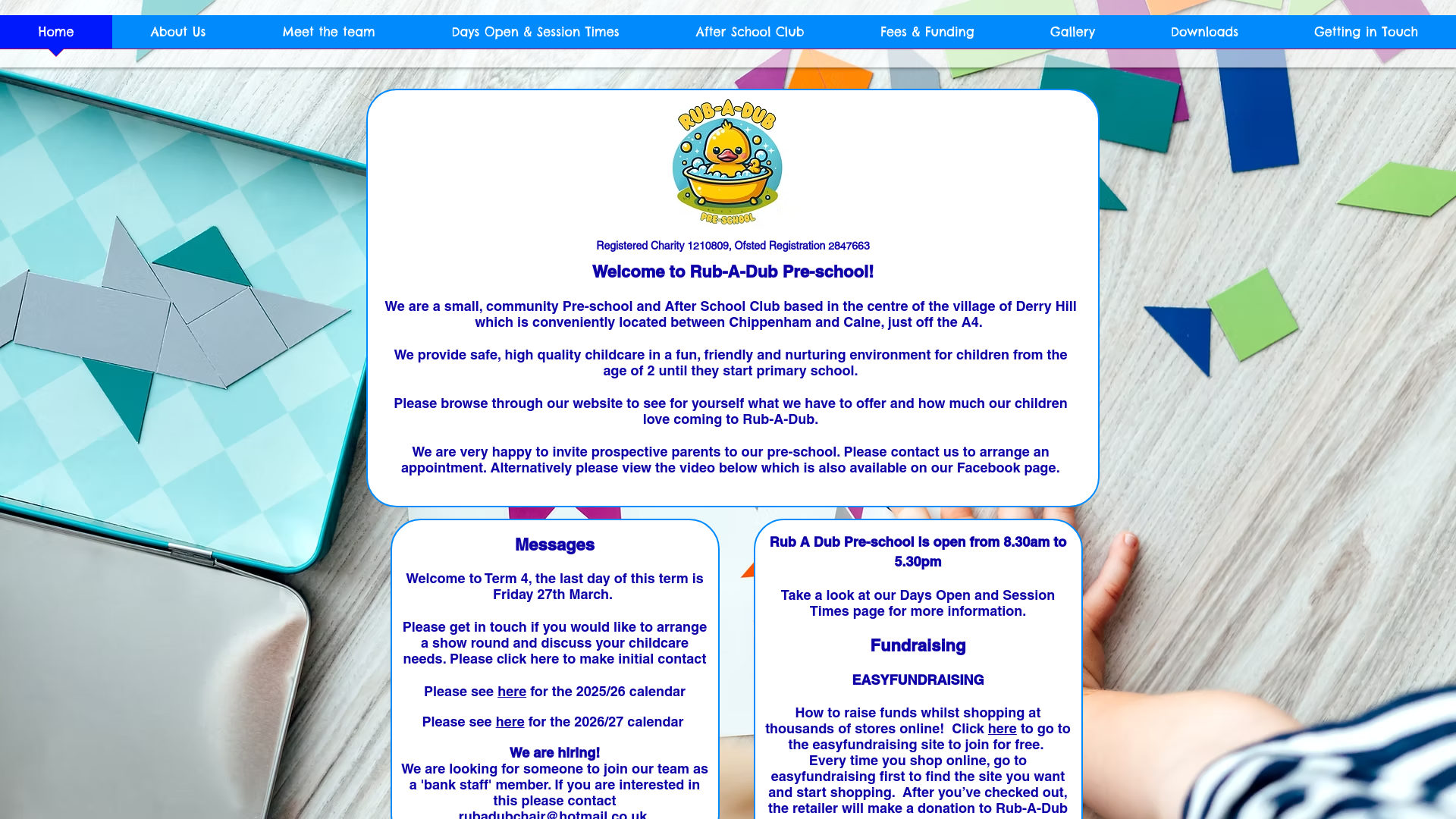 Website screenshot