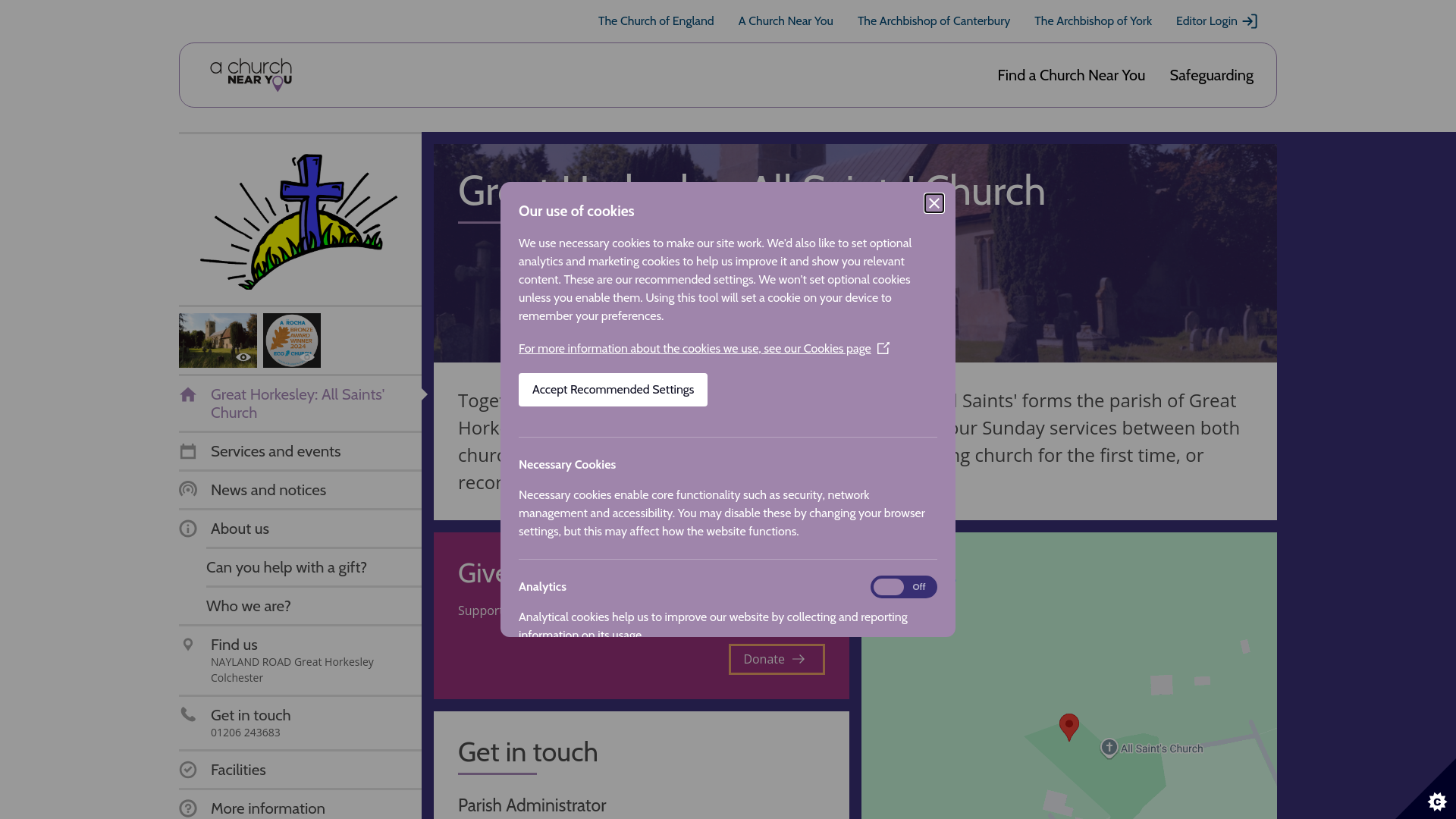 Website screenshot