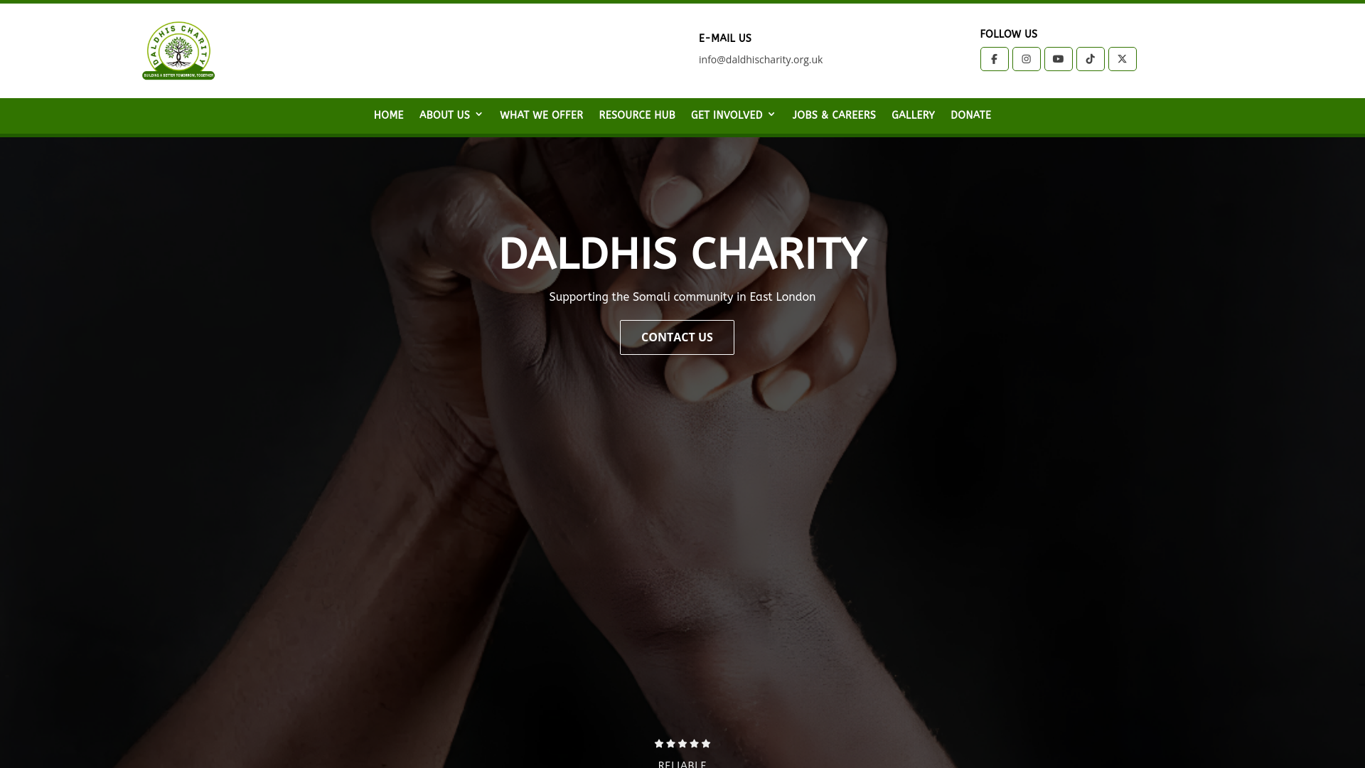 Website screenshot