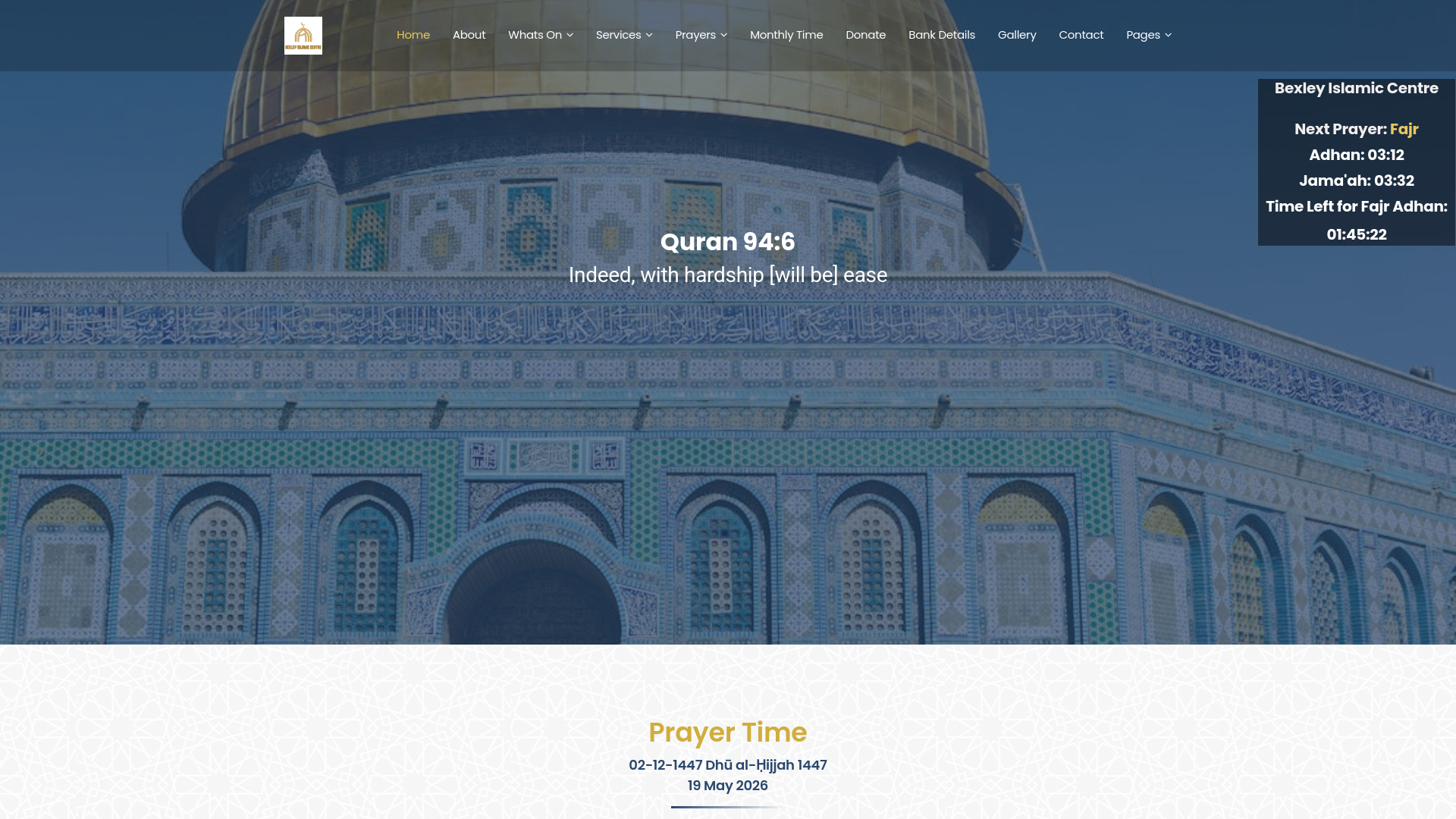 Website screenshot