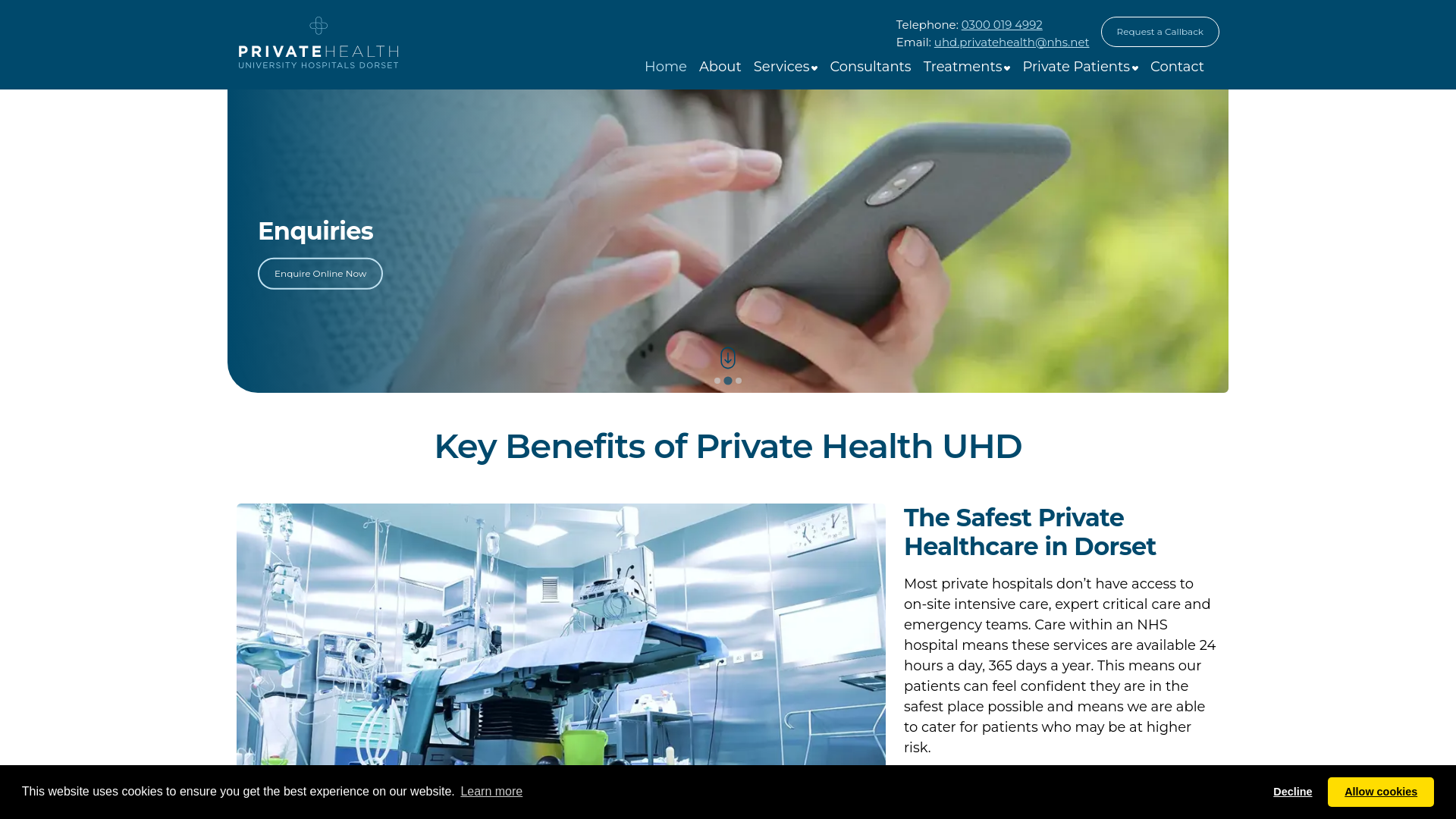 Website screenshot