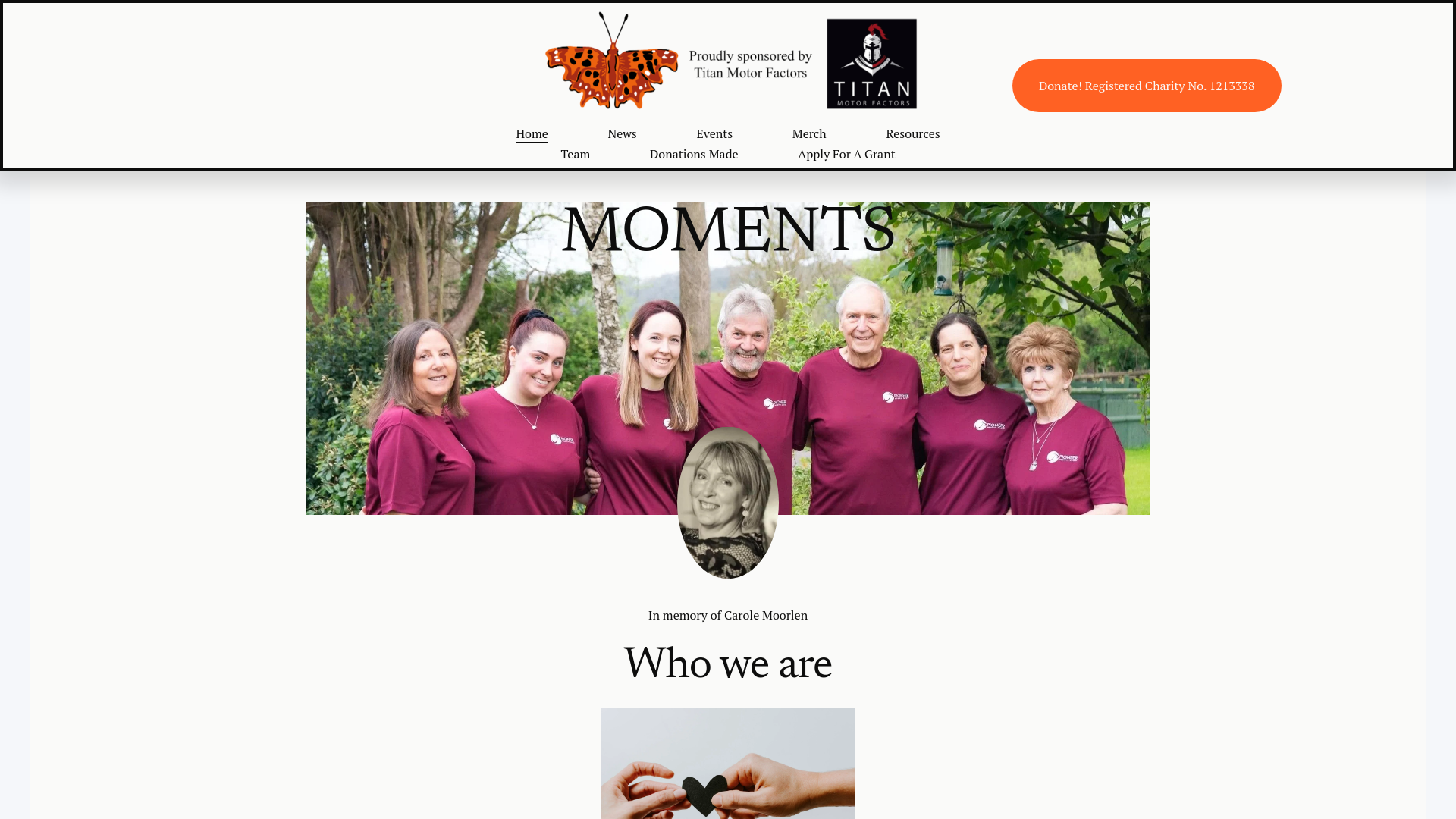 Website screenshot