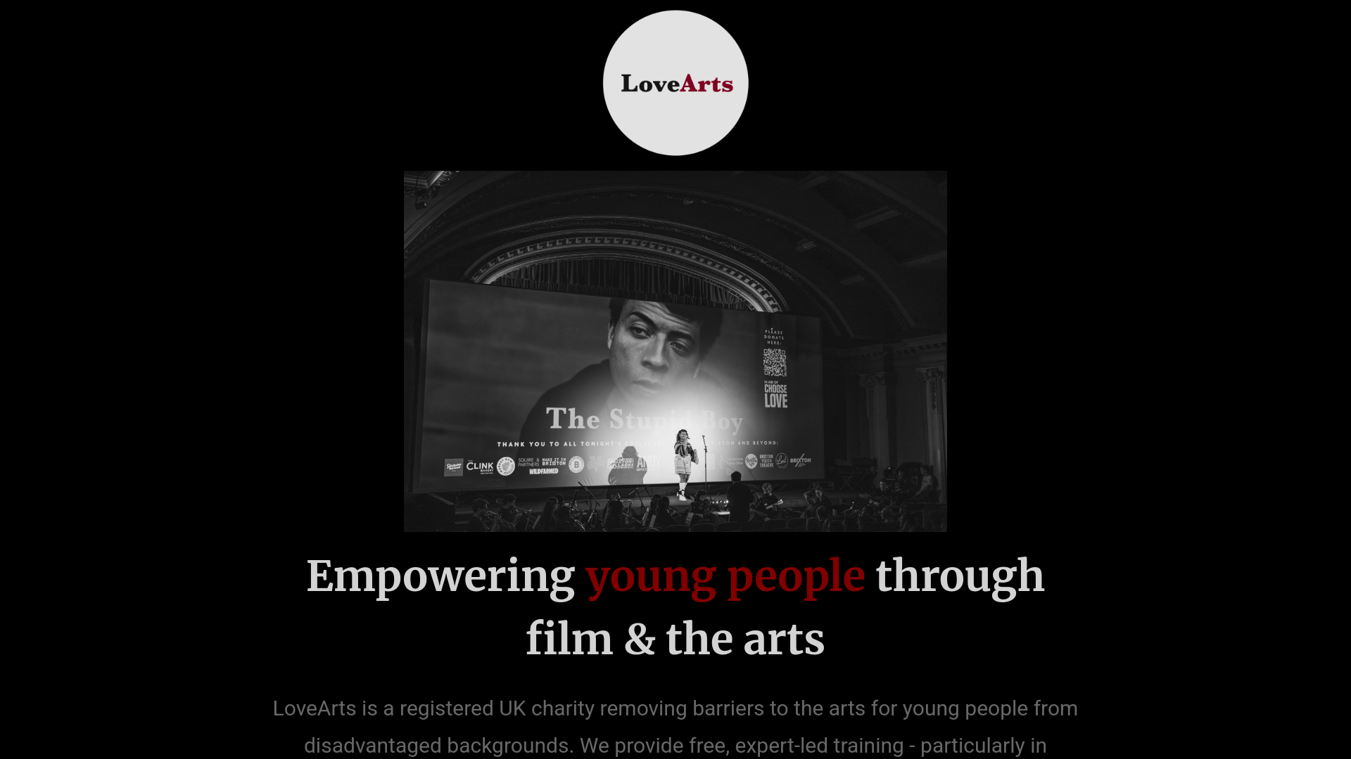 Website screenshot