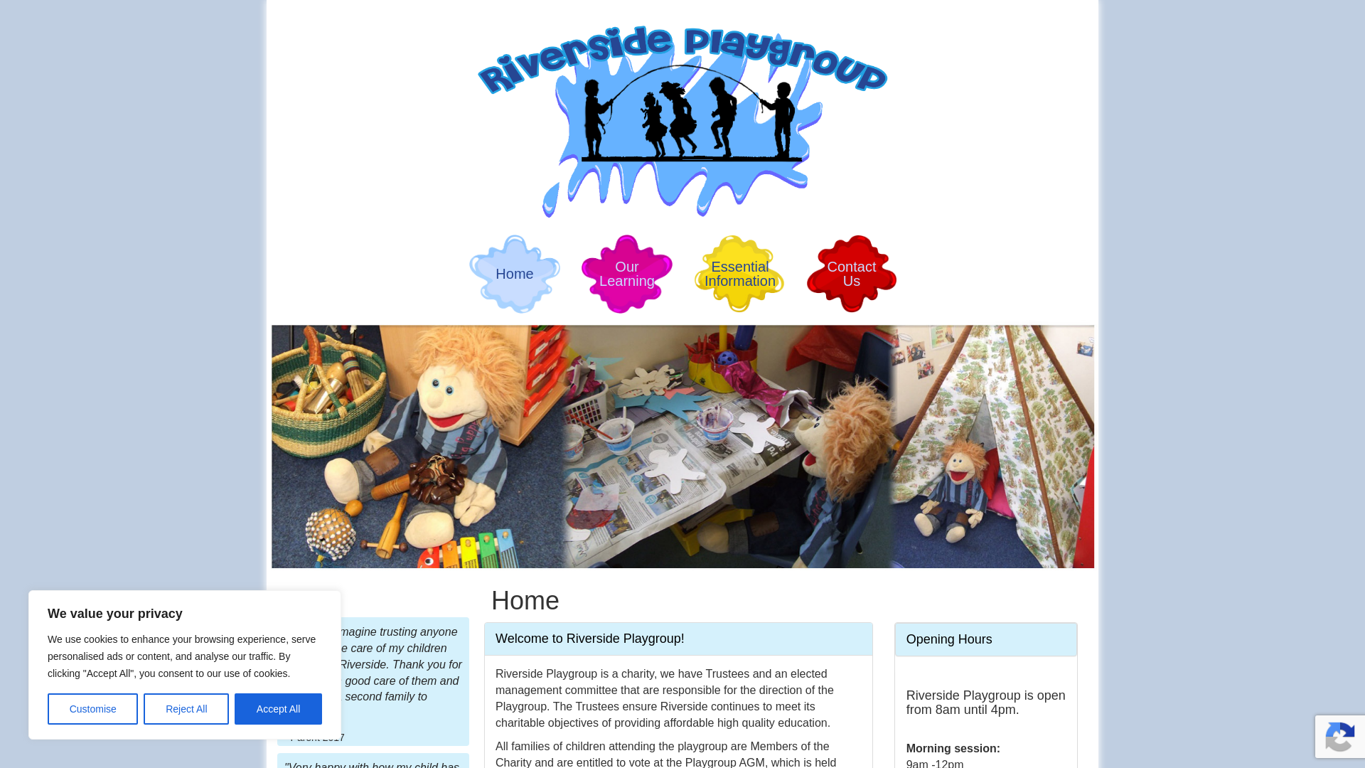 Website screenshot