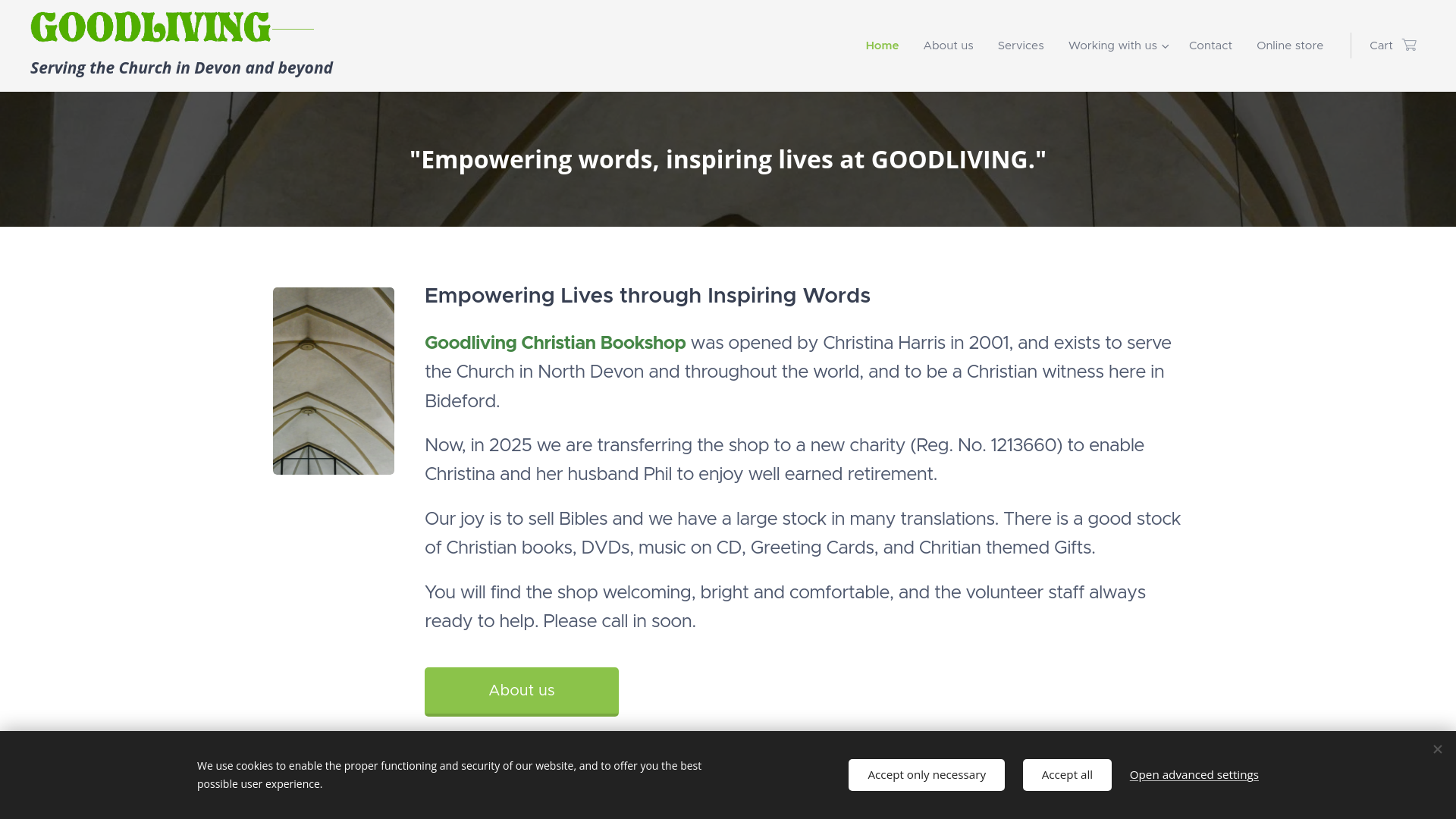 Website screenshot