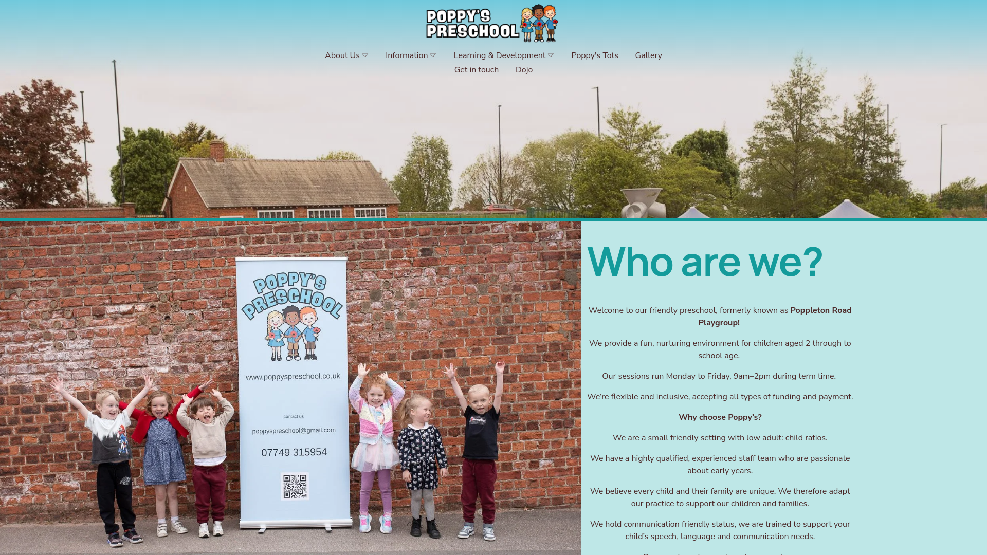 Website screenshot