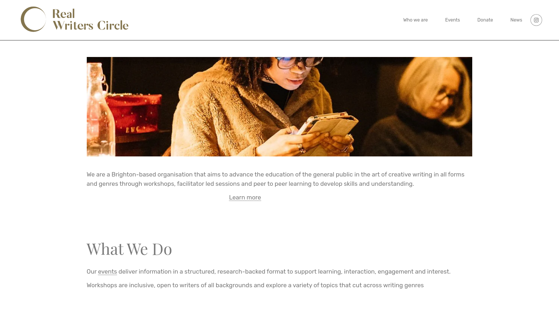 Website screenshot