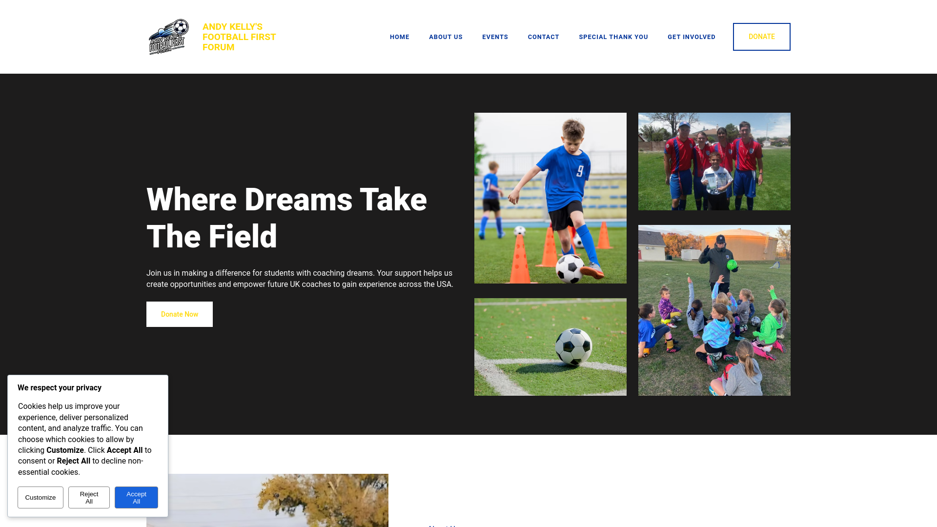 Website screenshot