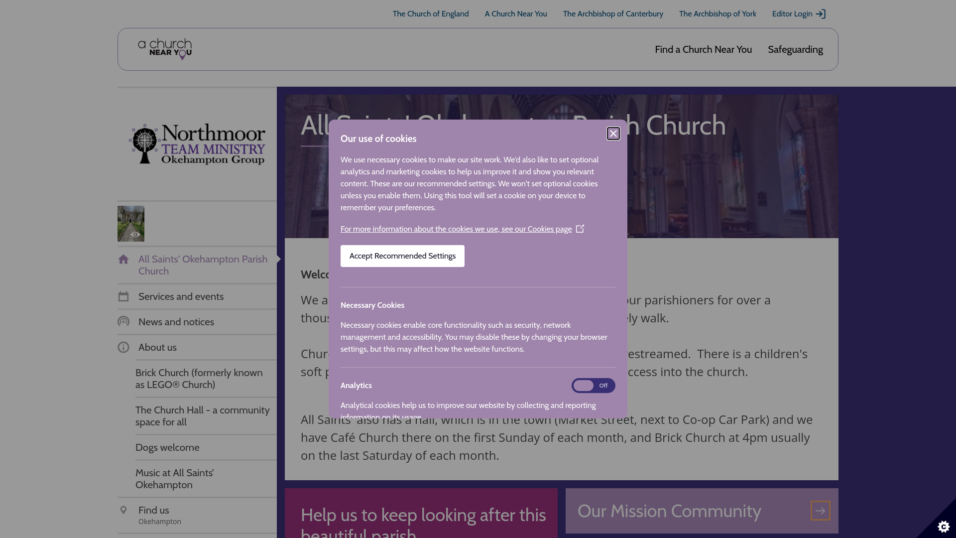 Website screenshot