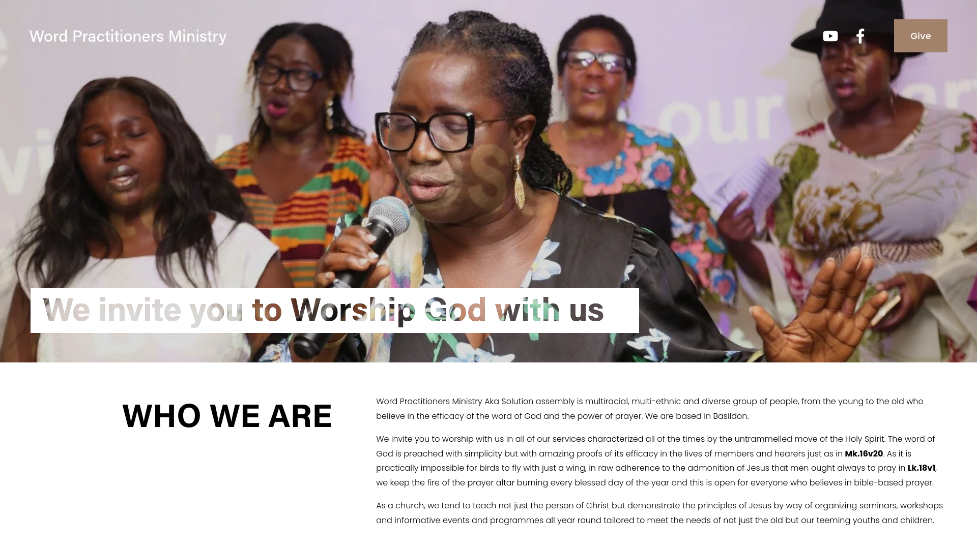 Website screenshot