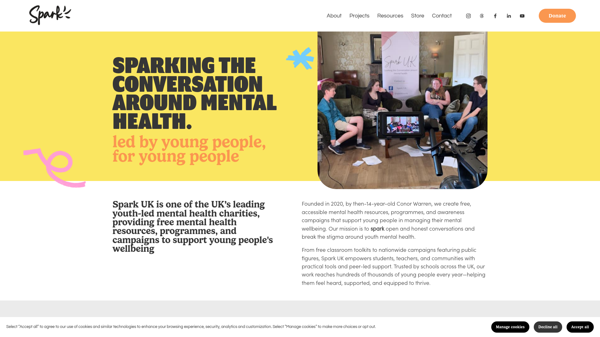 Website screenshot