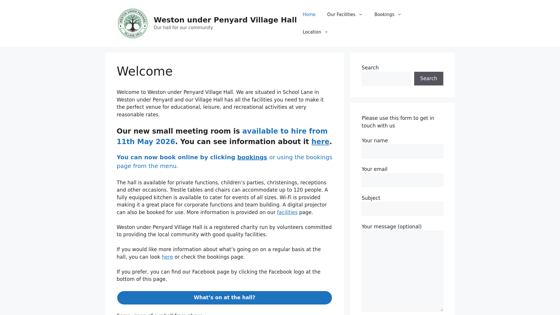 Website screenshot