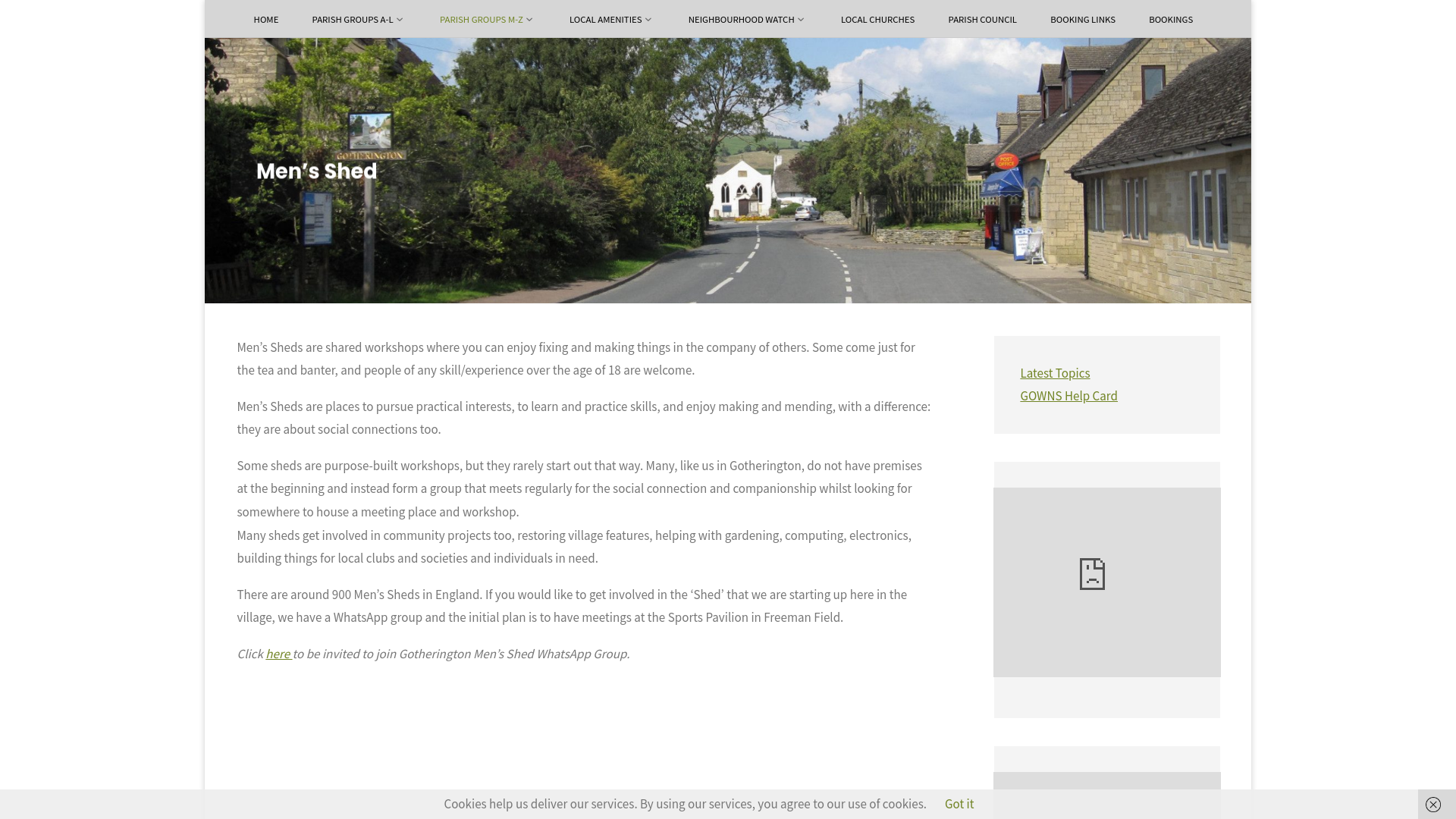 Website screenshot
