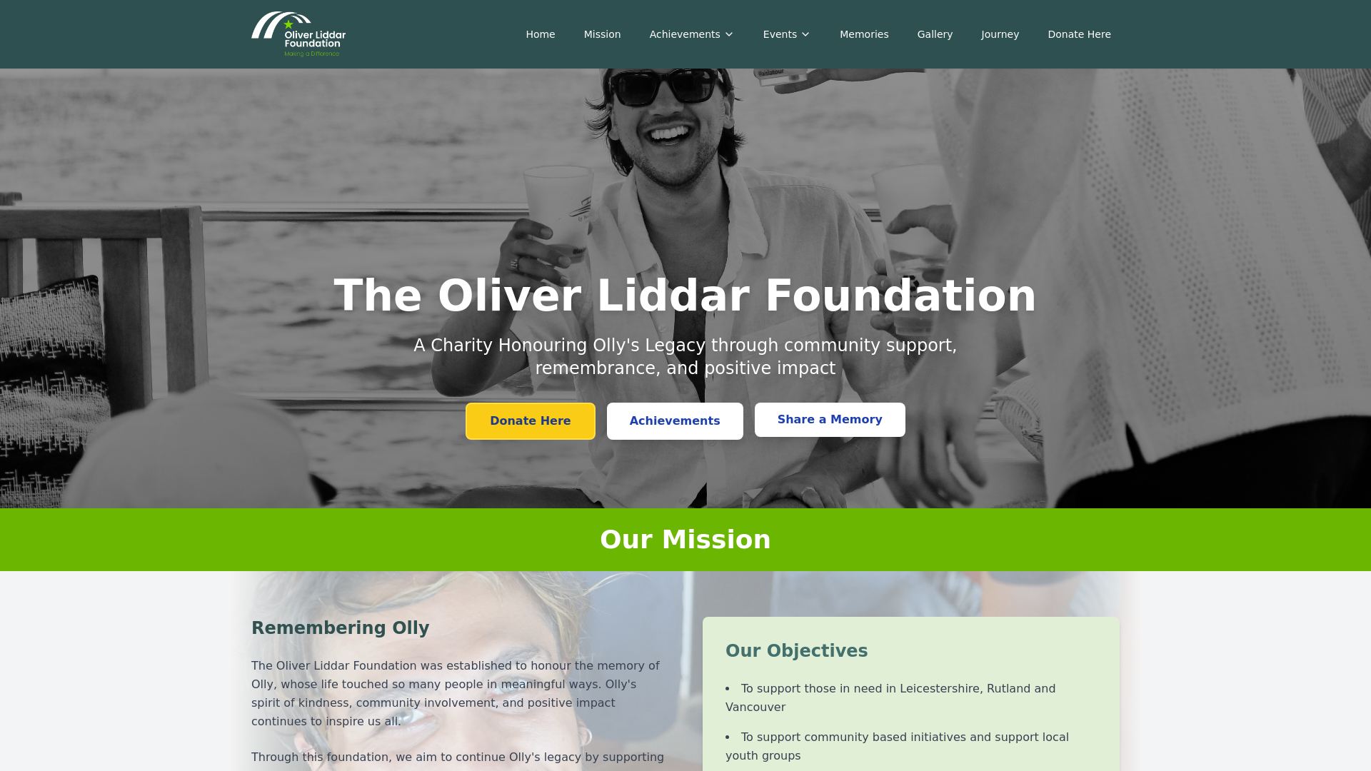 Website screenshot