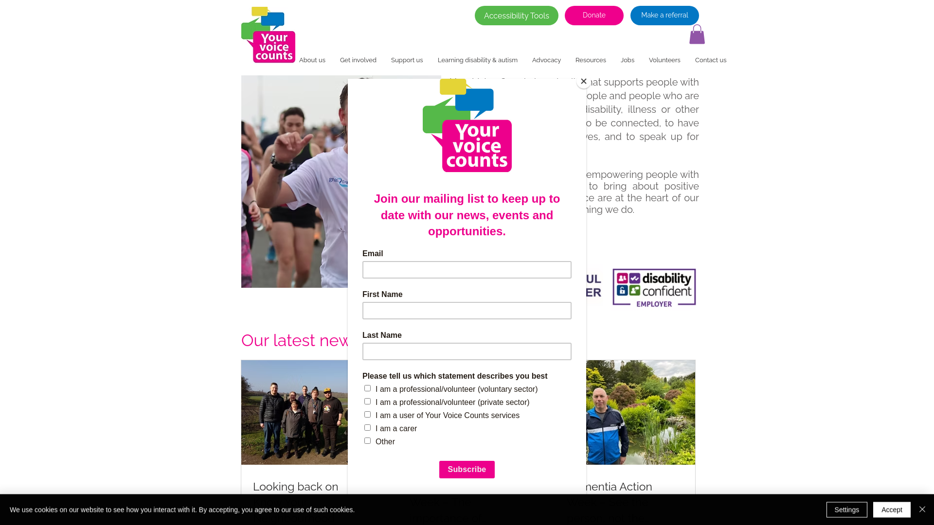 Website screenshot