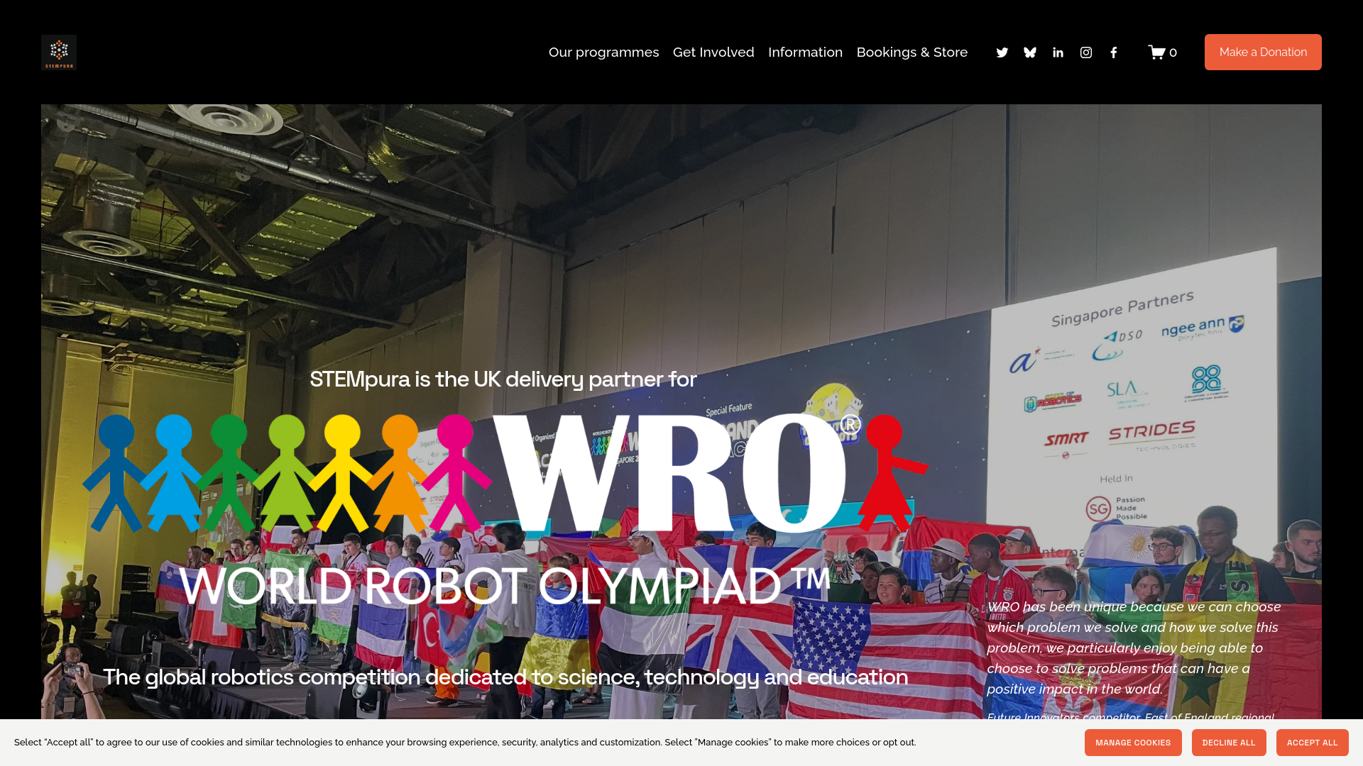 Website screenshot