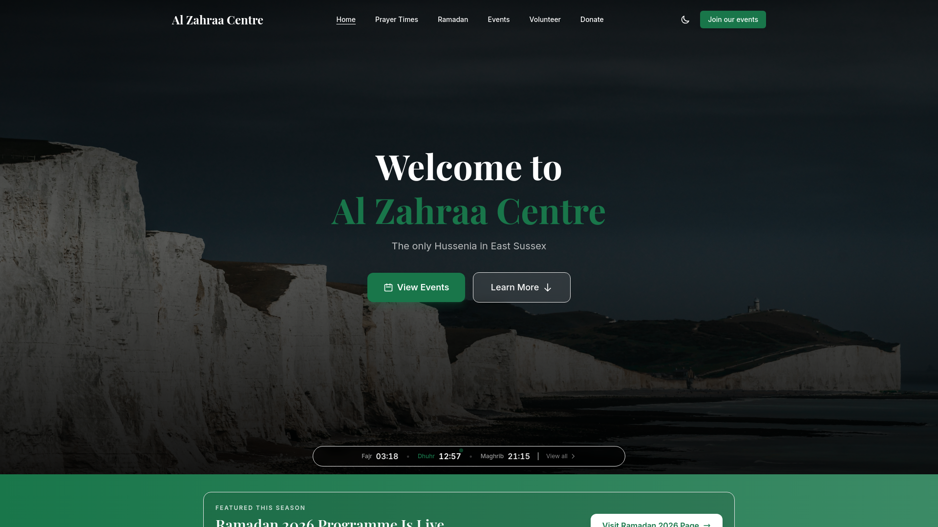 Website screenshot