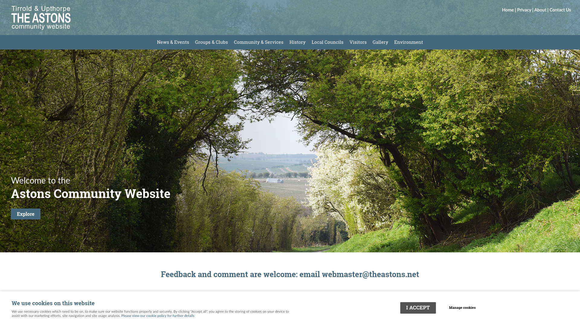 Website screenshot