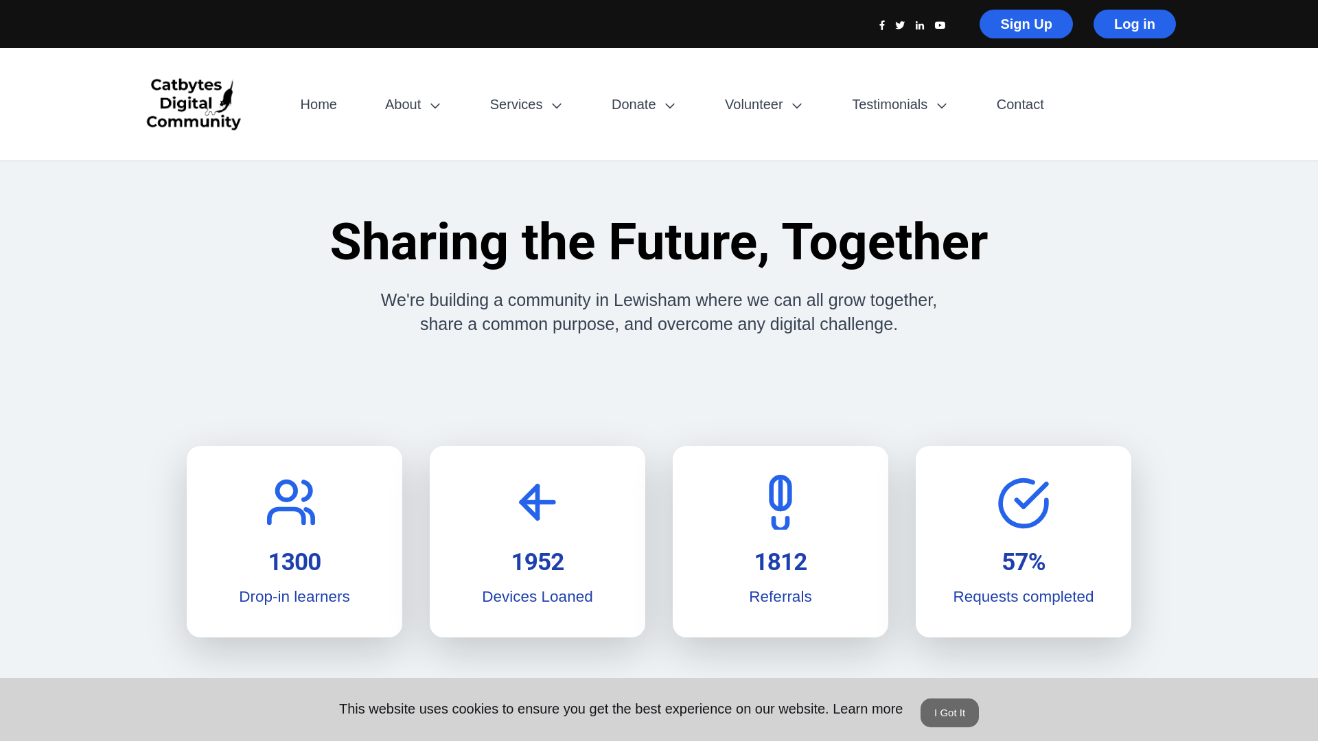 Website screenshot