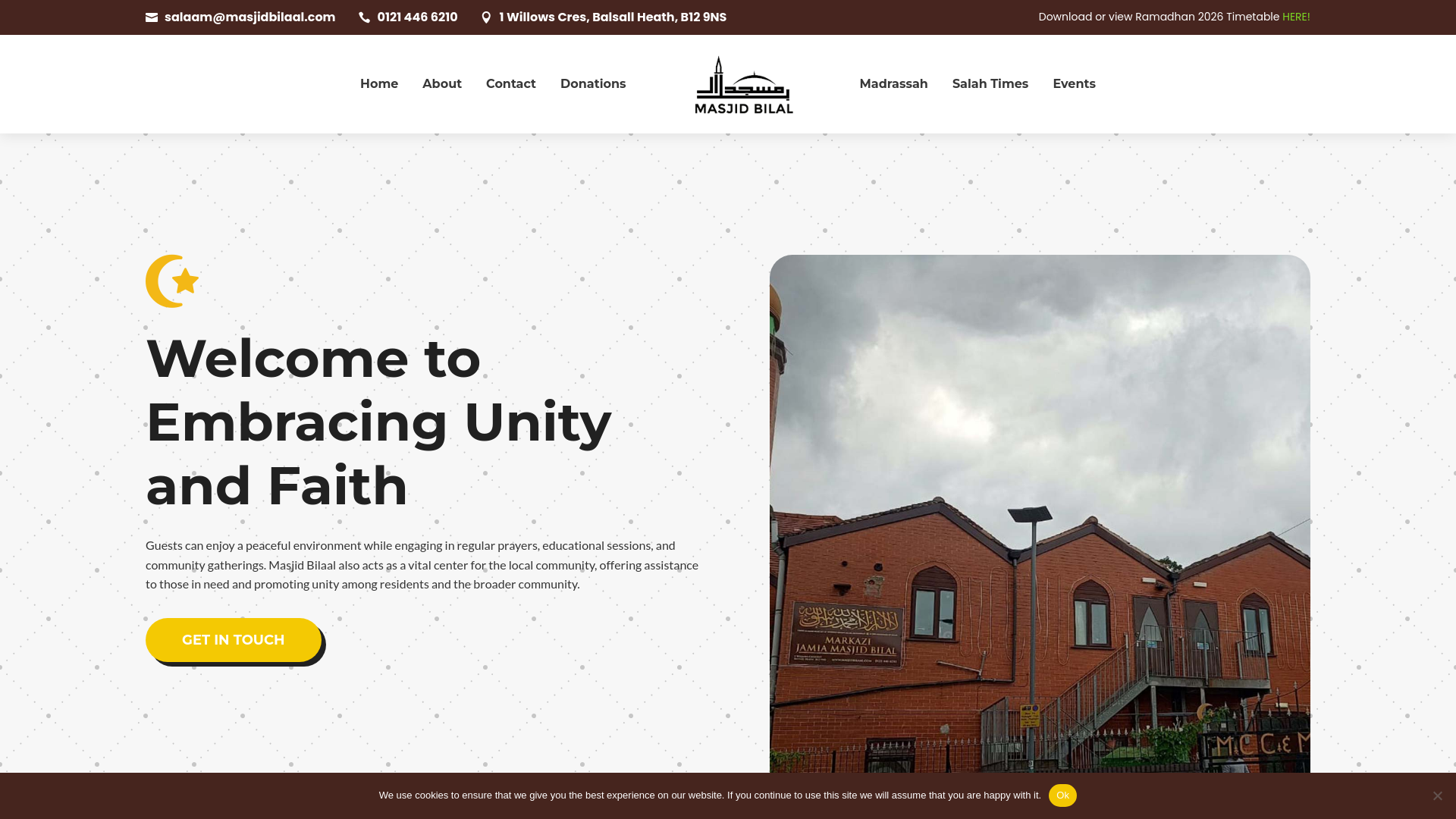Website screenshot