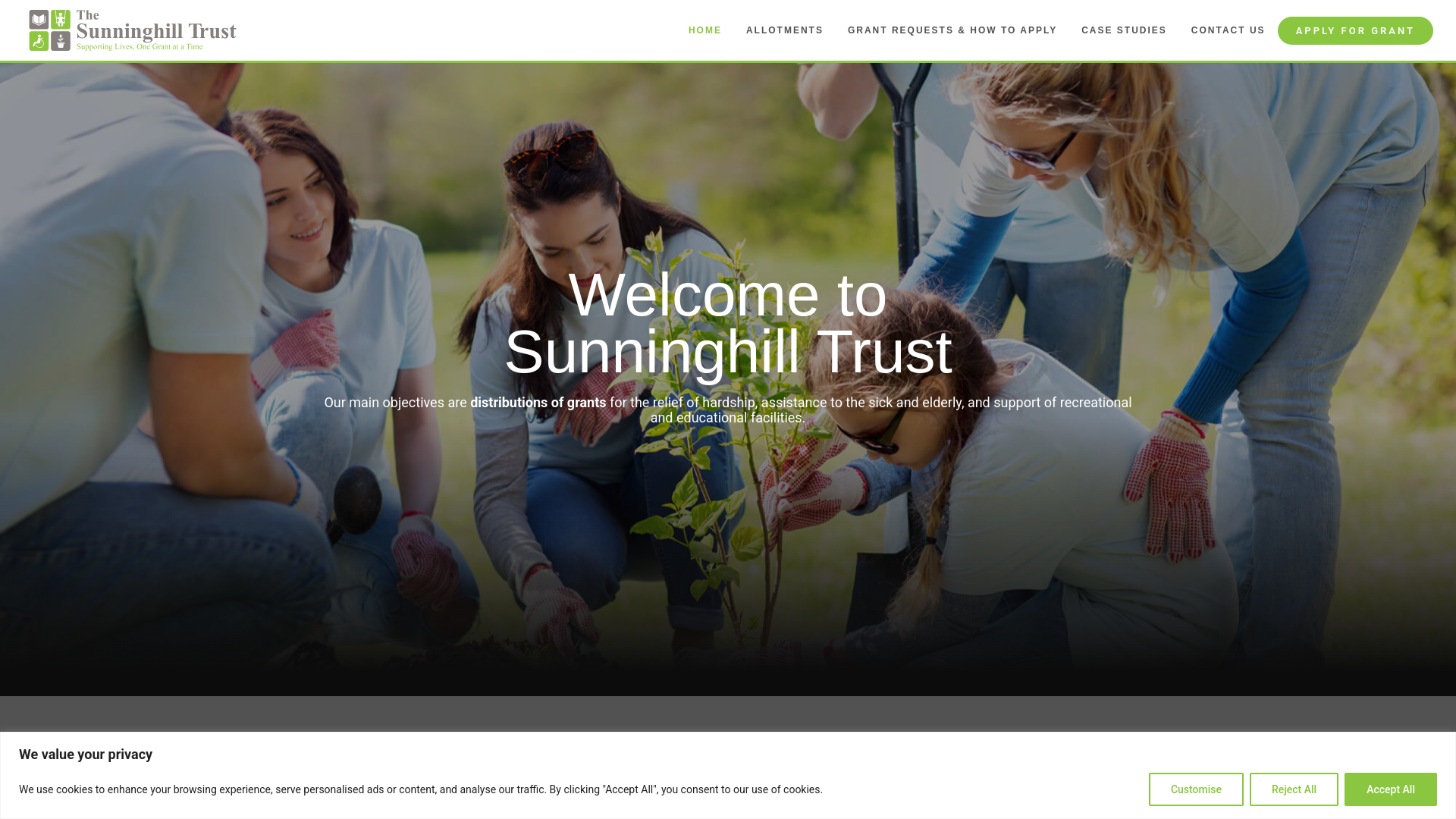 Website screenshot