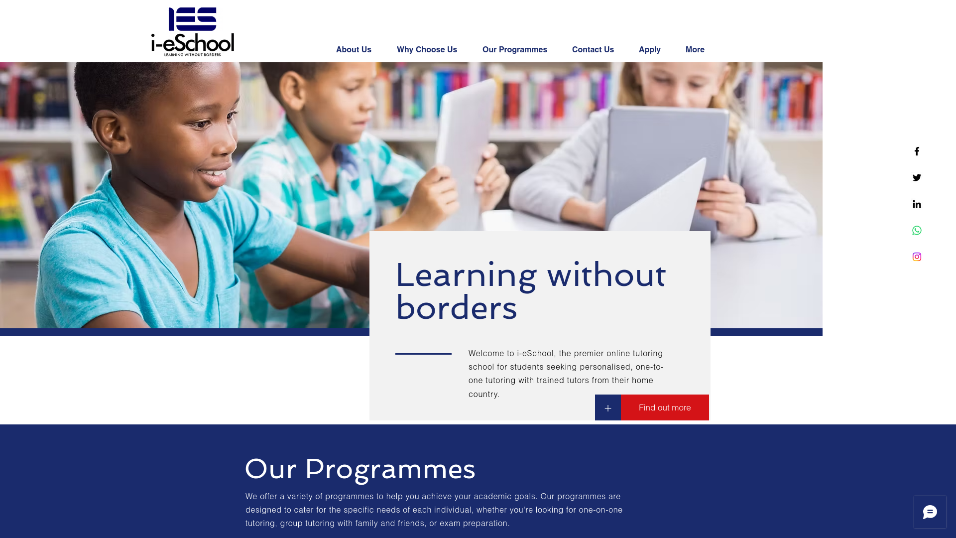 Website screenshot