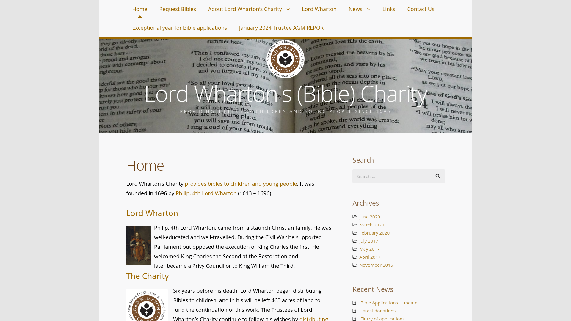 Website screenshot