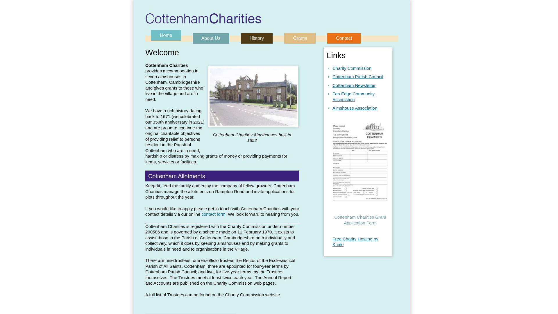 Website screenshot