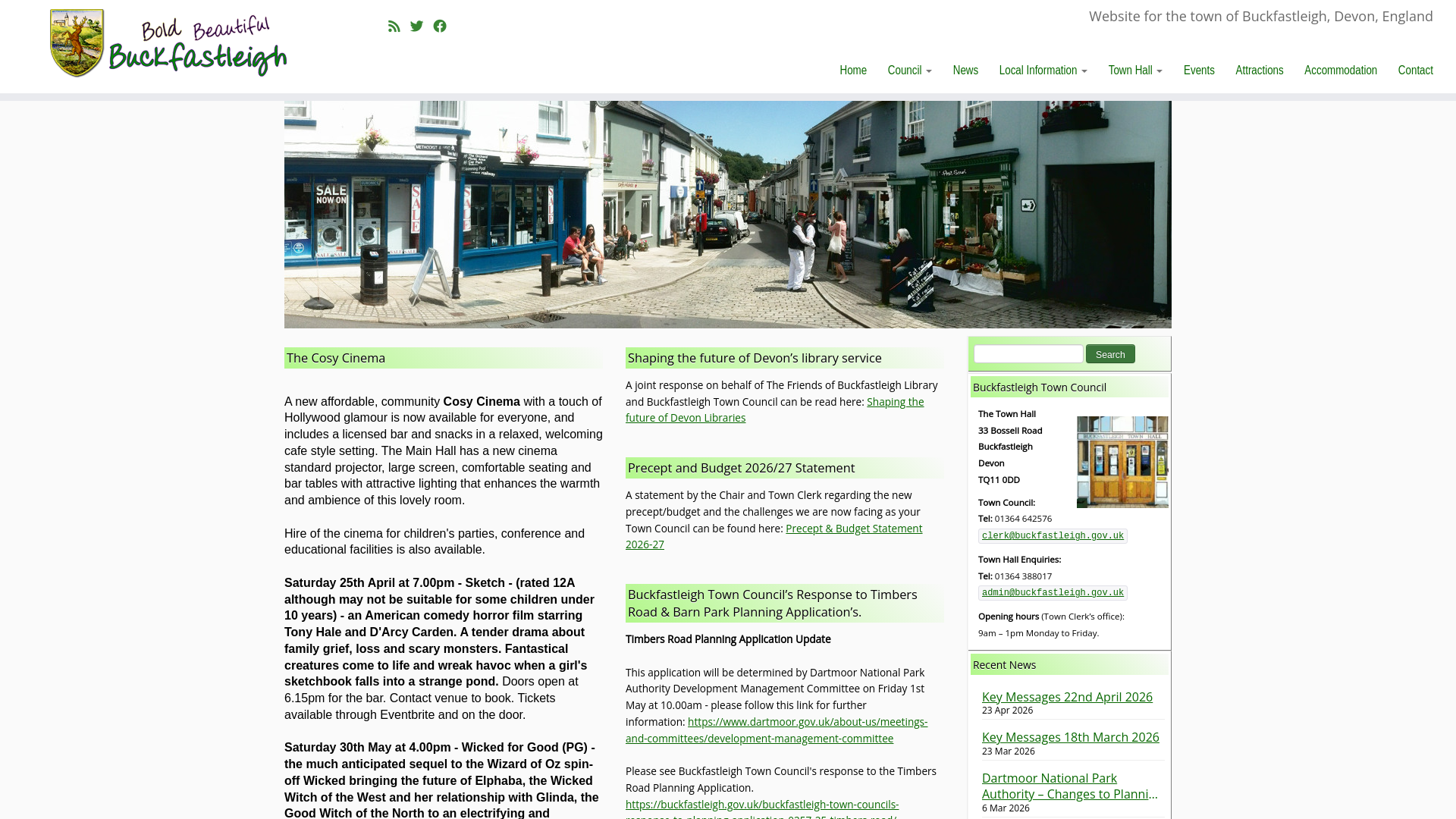 Website screenshot