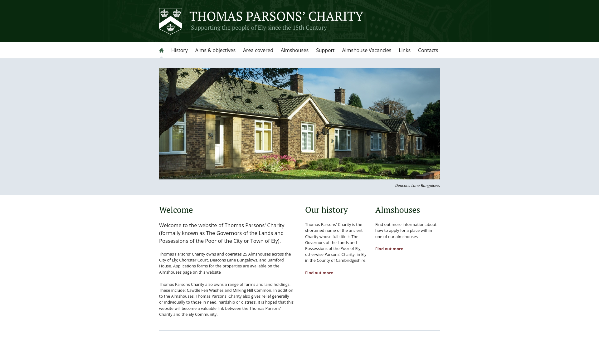 Website screenshot