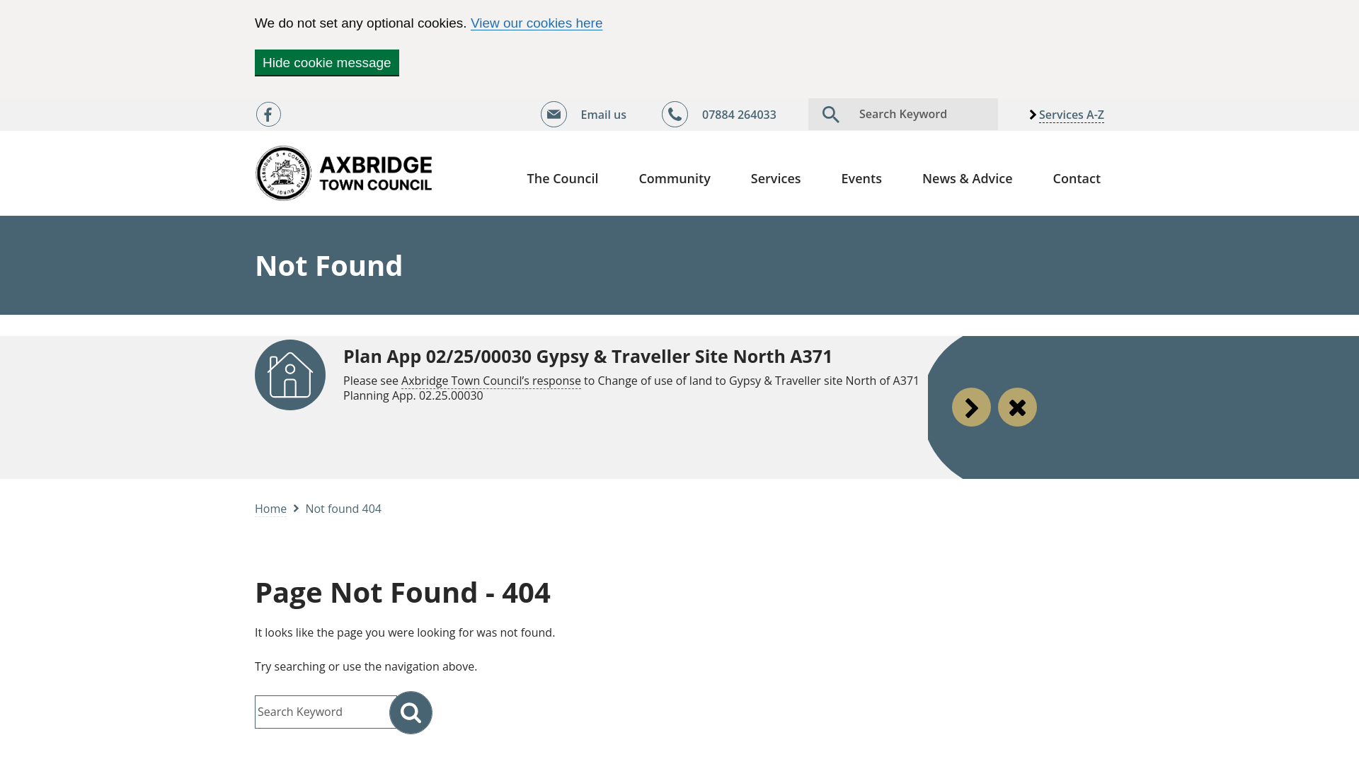 Website screenshot