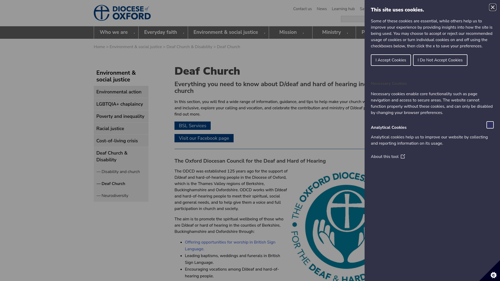 Website screenshot