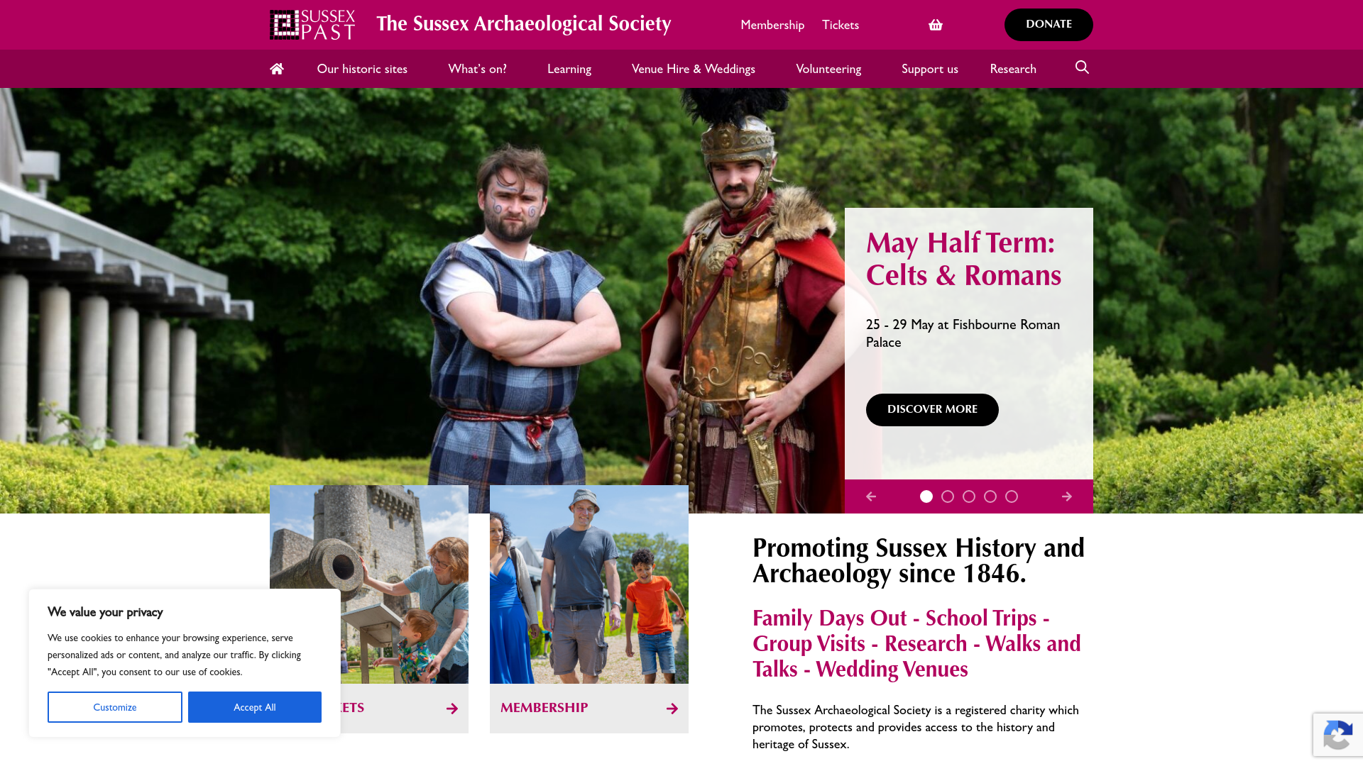 Website screenshot