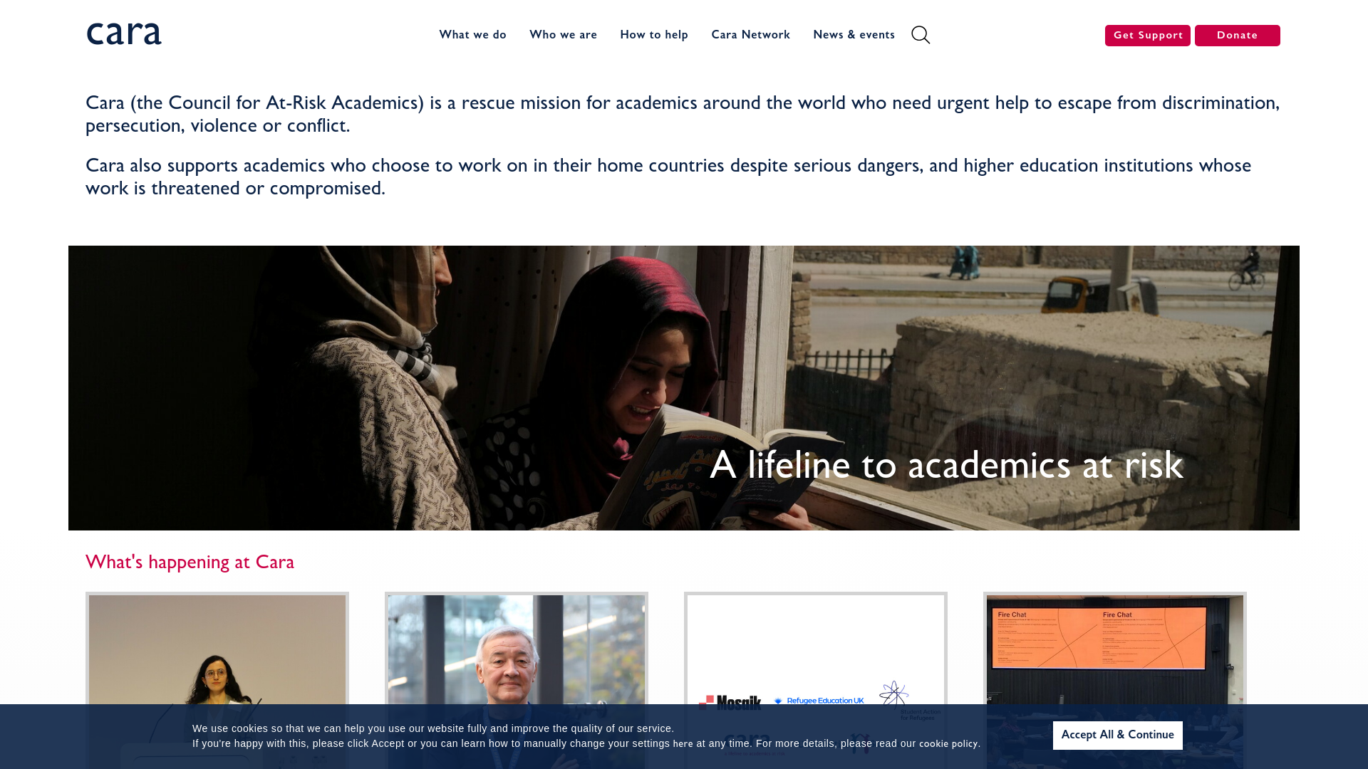 Website screenshot