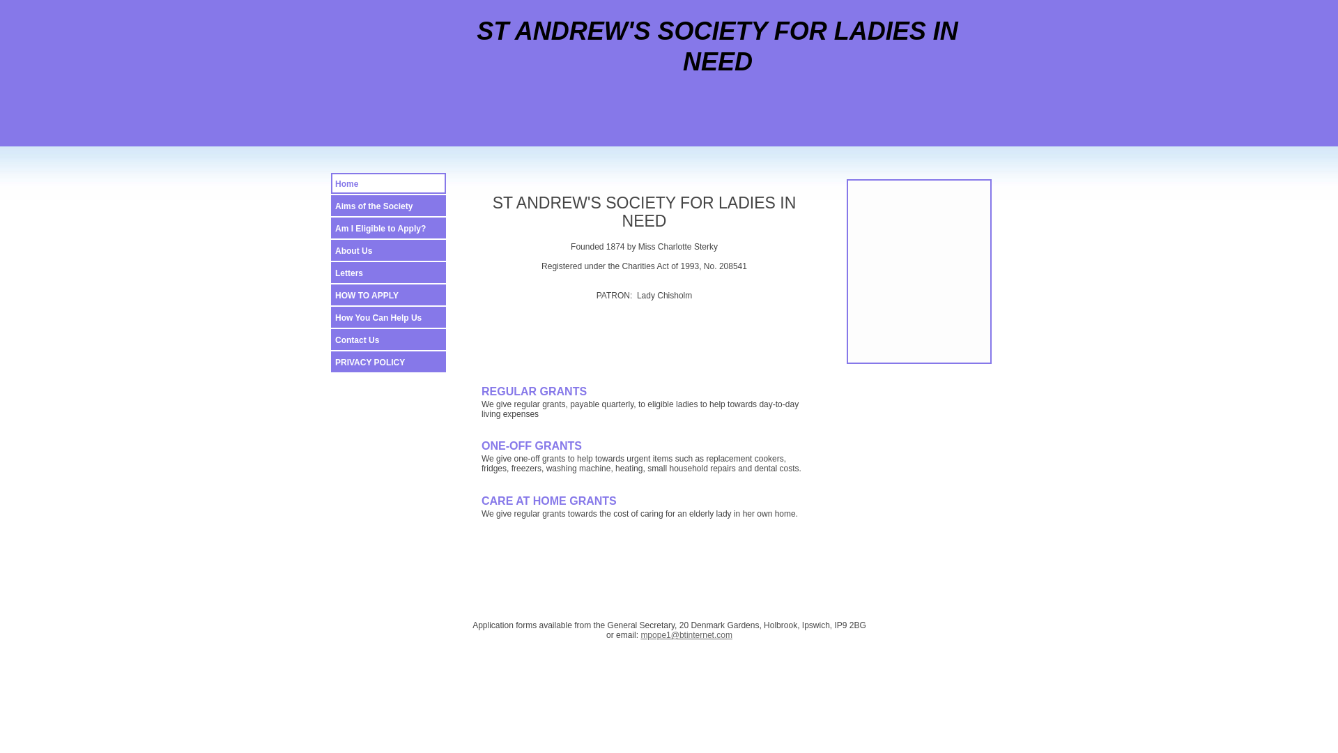 Website screenshot