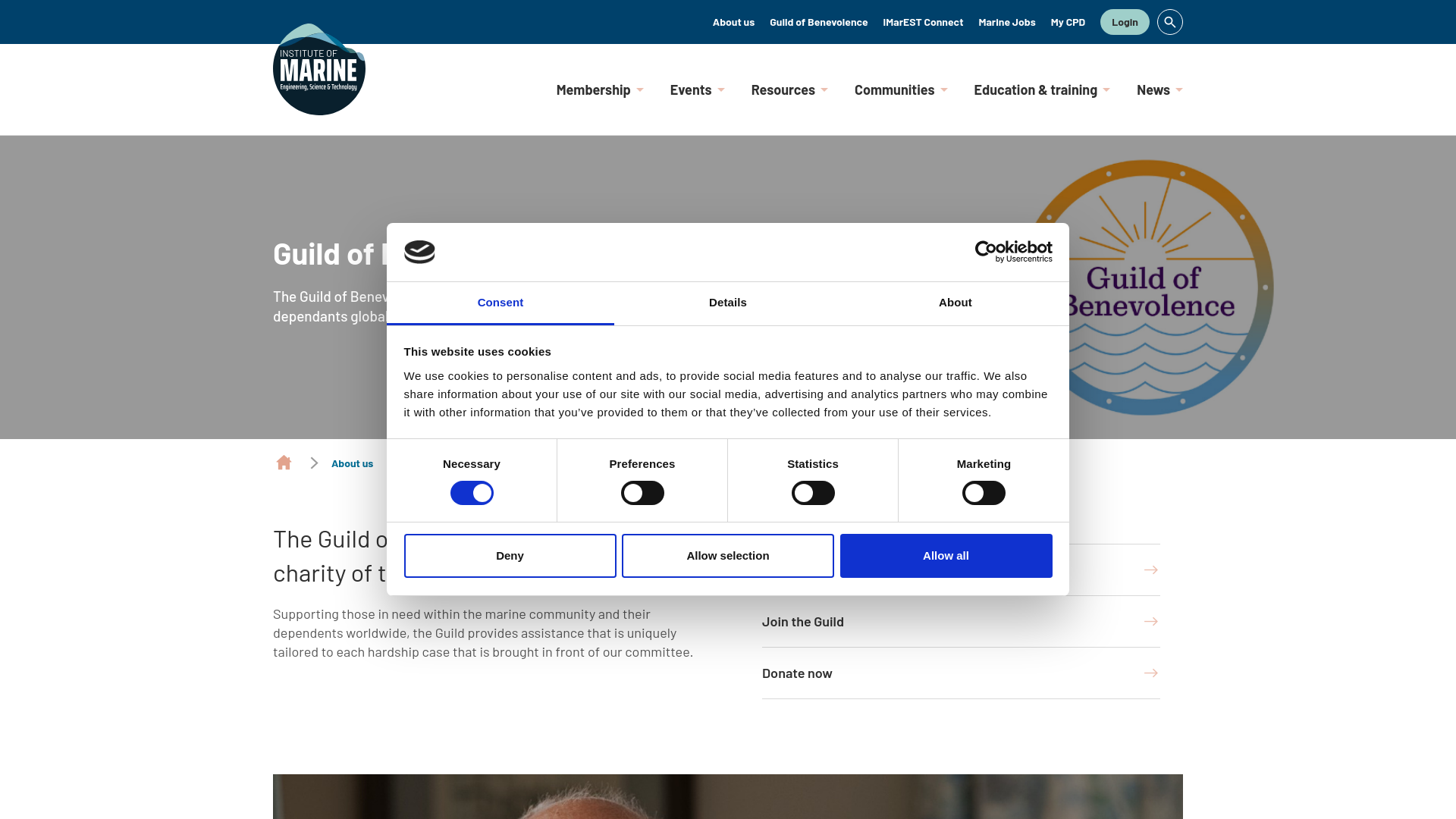 Website screenshot
