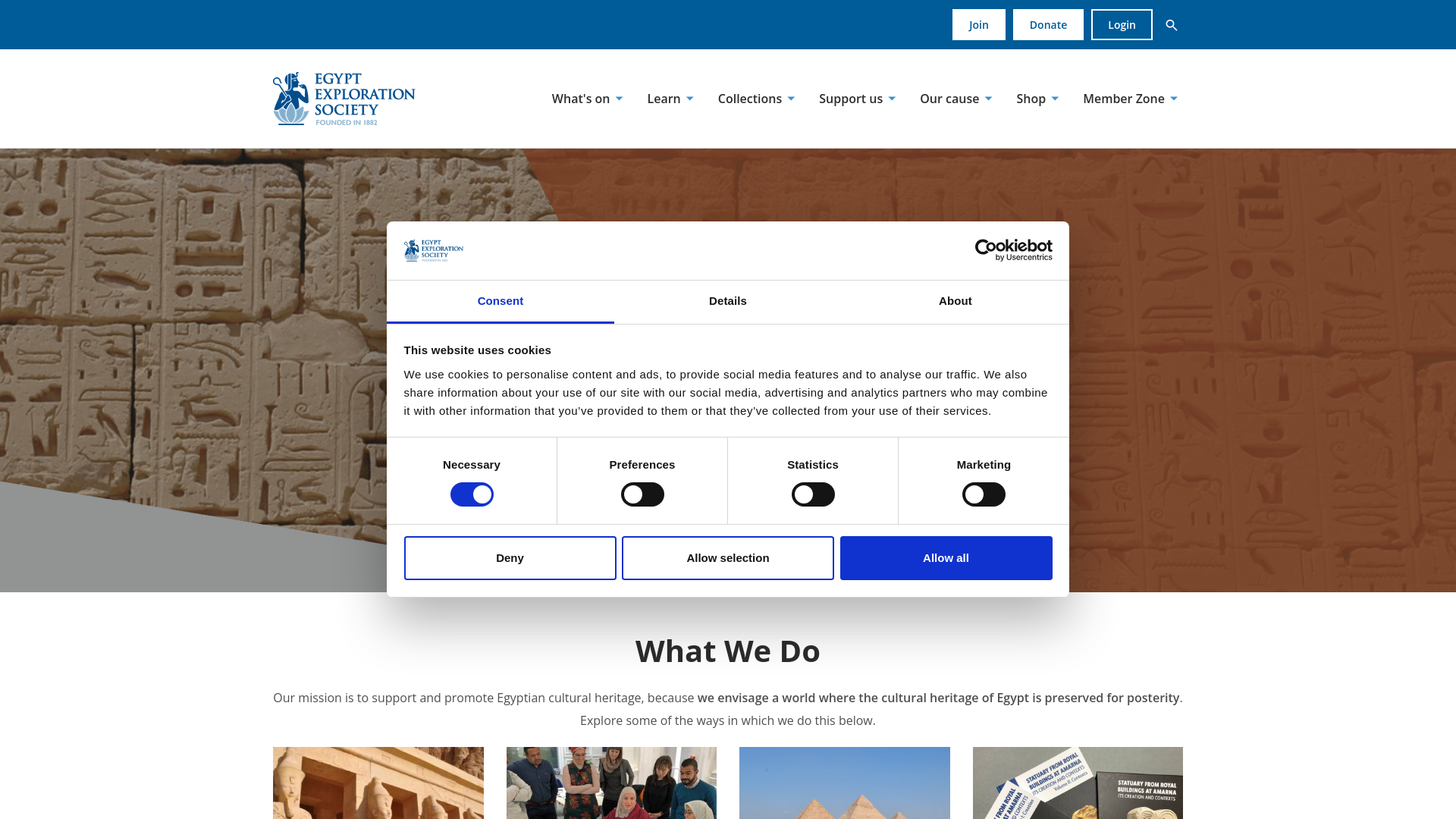 Website screenshot