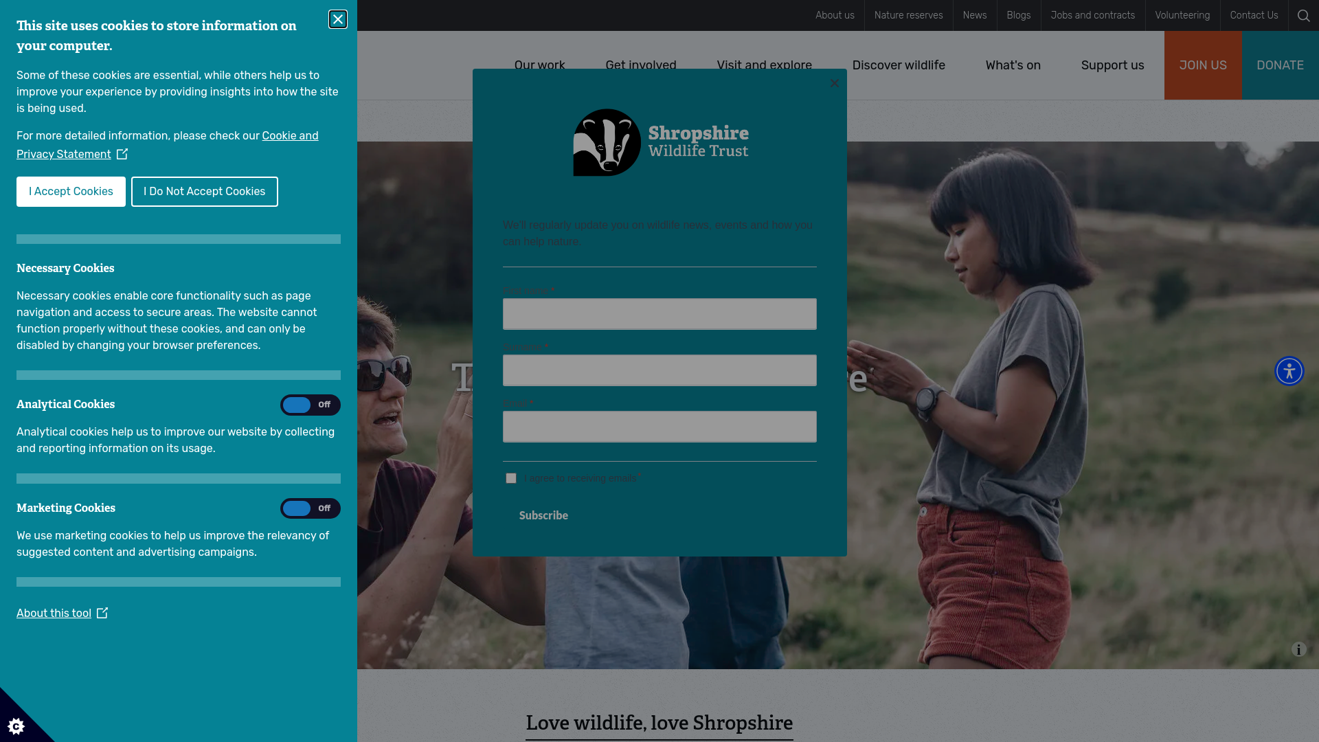 Website screenshot